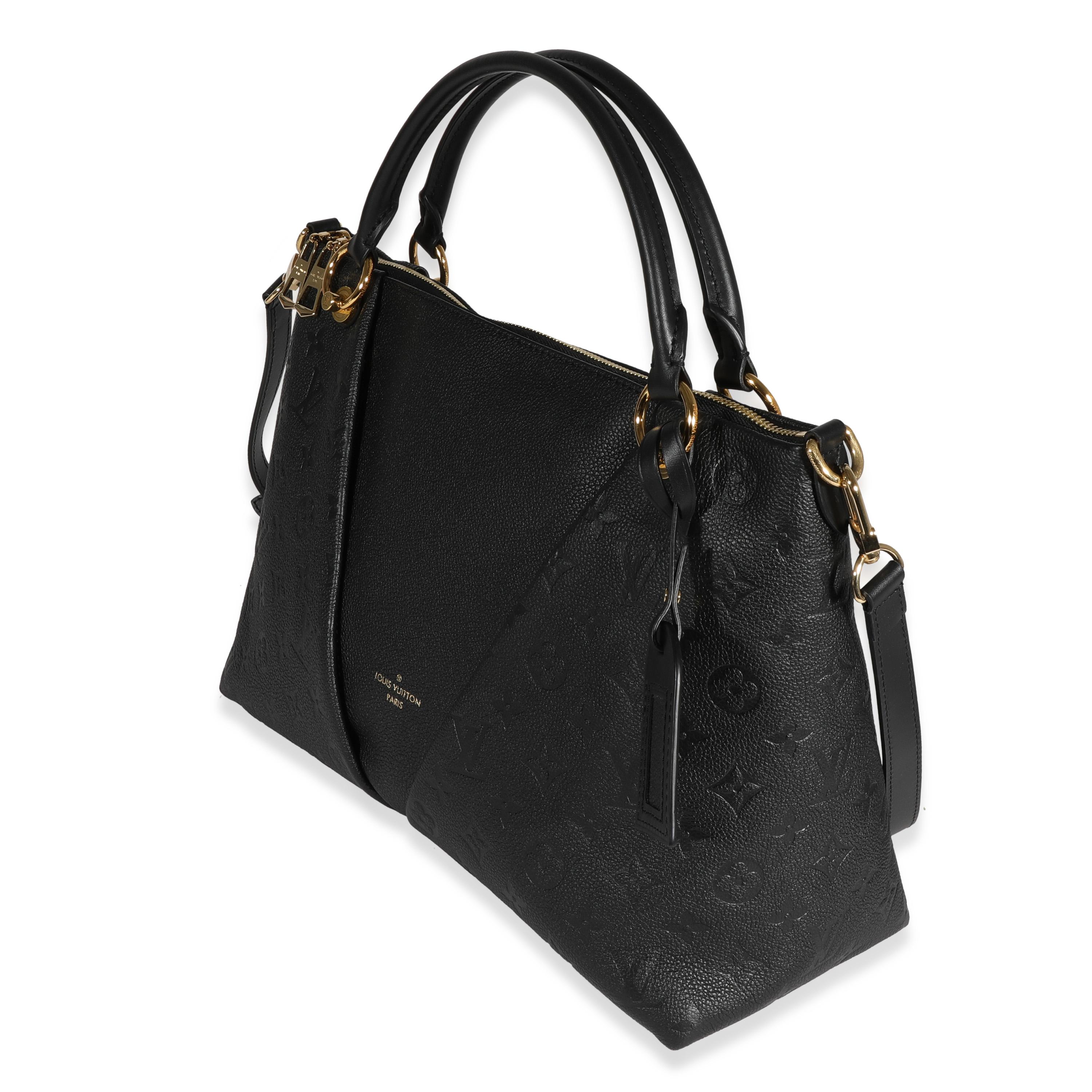 Women's Louis Vuitton Black Monogram Empreinte V Tote MM