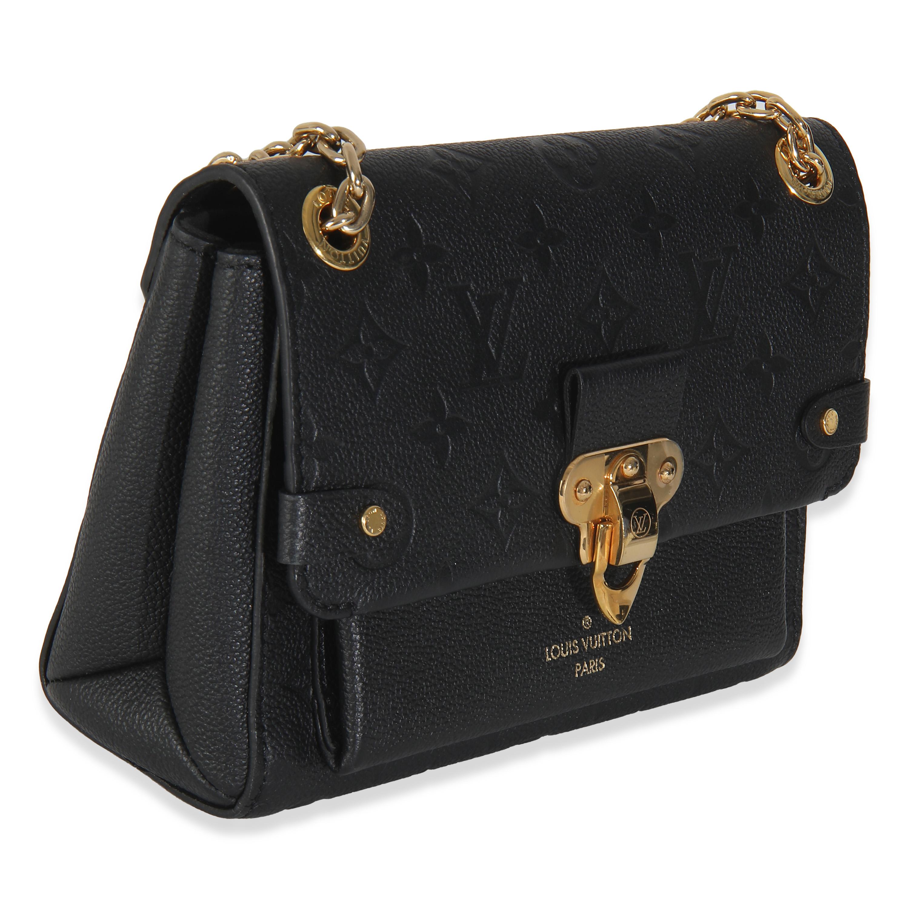 Louis Vuitton Black Monogram Empreinte Vavin BB In Excellent Condition For Sale In New York, NY