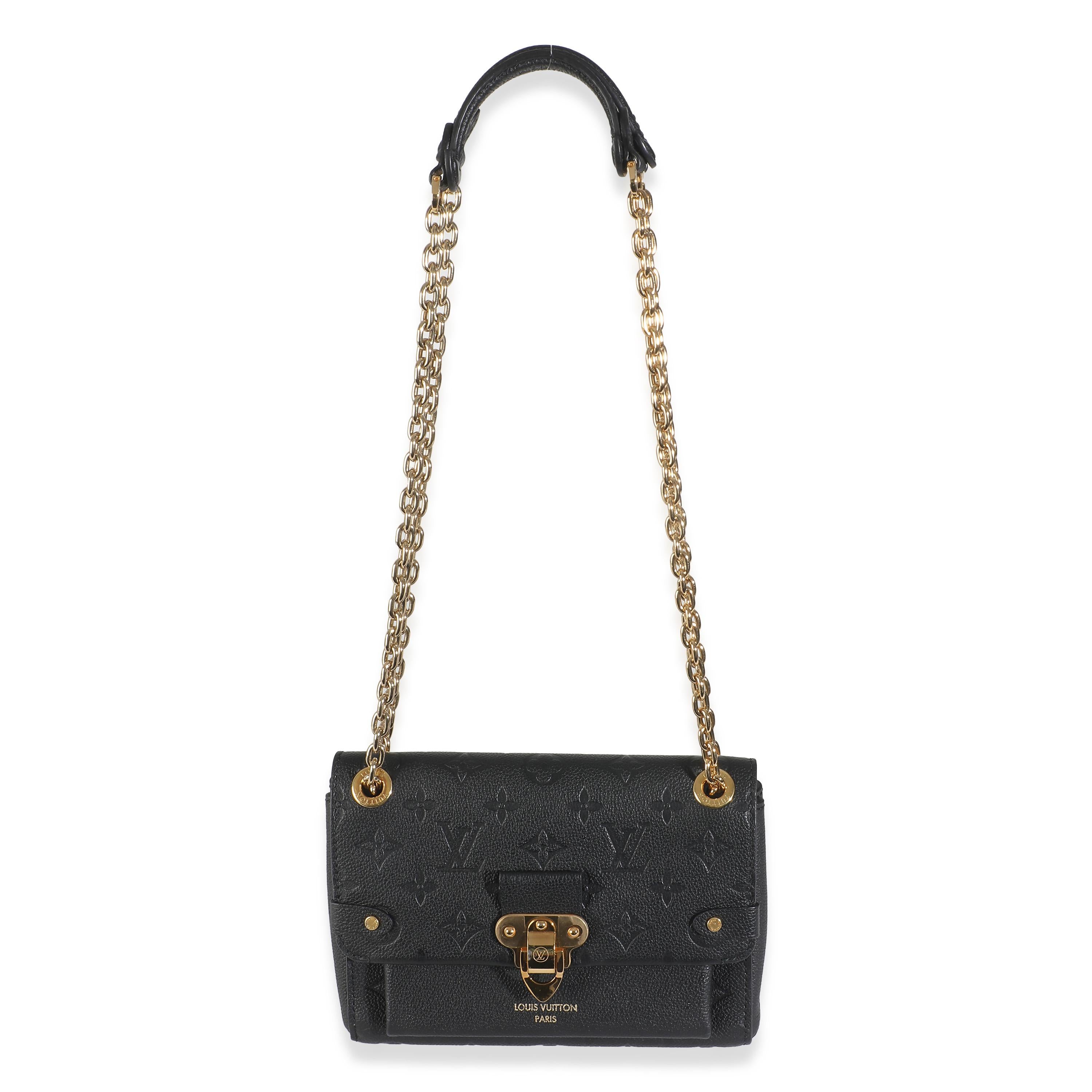 Louis Vuitton Black Monogram Empreinte Vavin BB For Sale 2