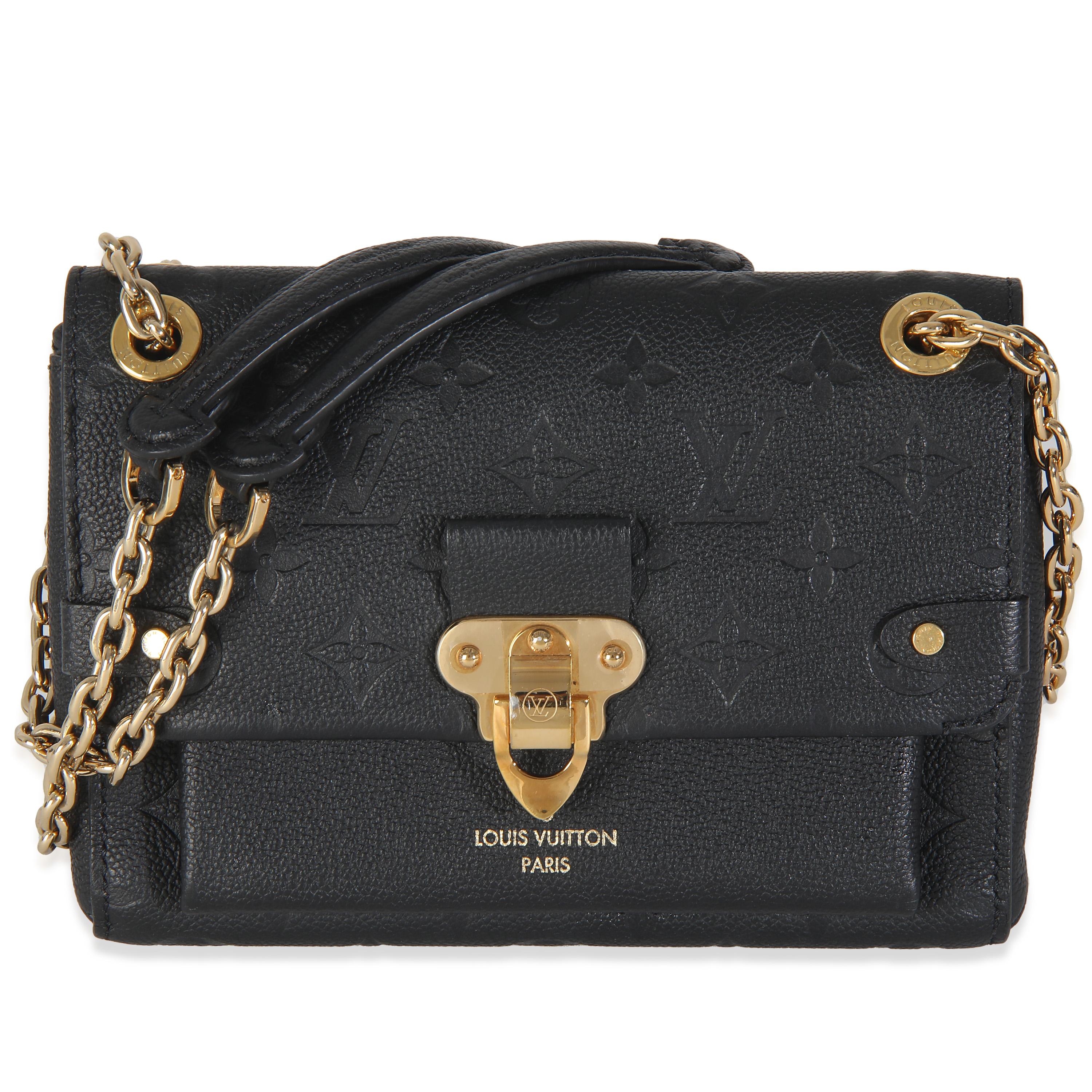 Louis Vuitton Black Monogram Empreinte Vavin BB For Sale