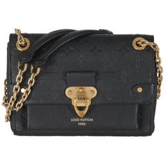 Louis Vuitton Nero Monogram Empreinte Vavin BB