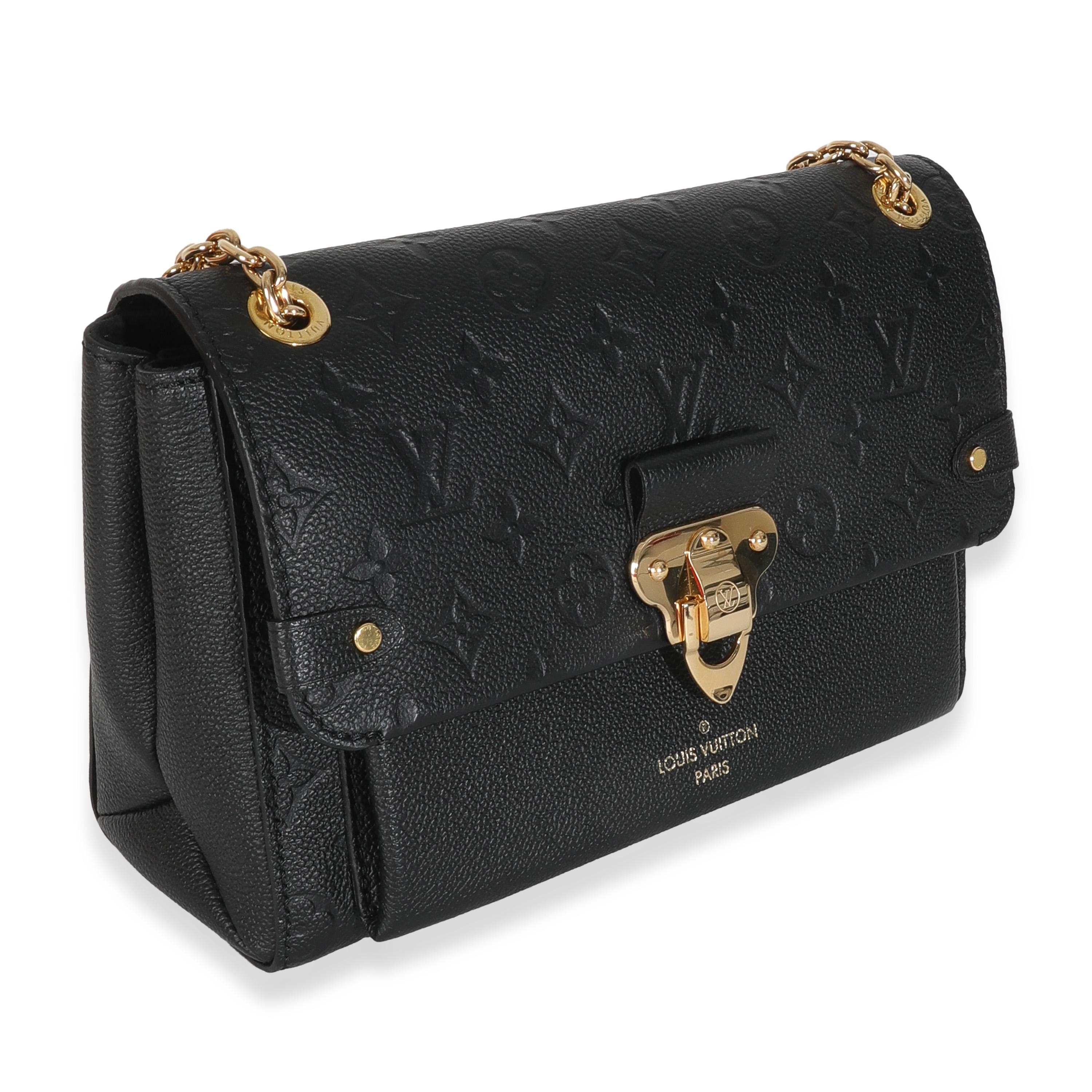 Louis Vuitton Schwarz Monogram Empreinte Vavin PM im Zustand „Hervorragend“ im Angebot in New York, NY