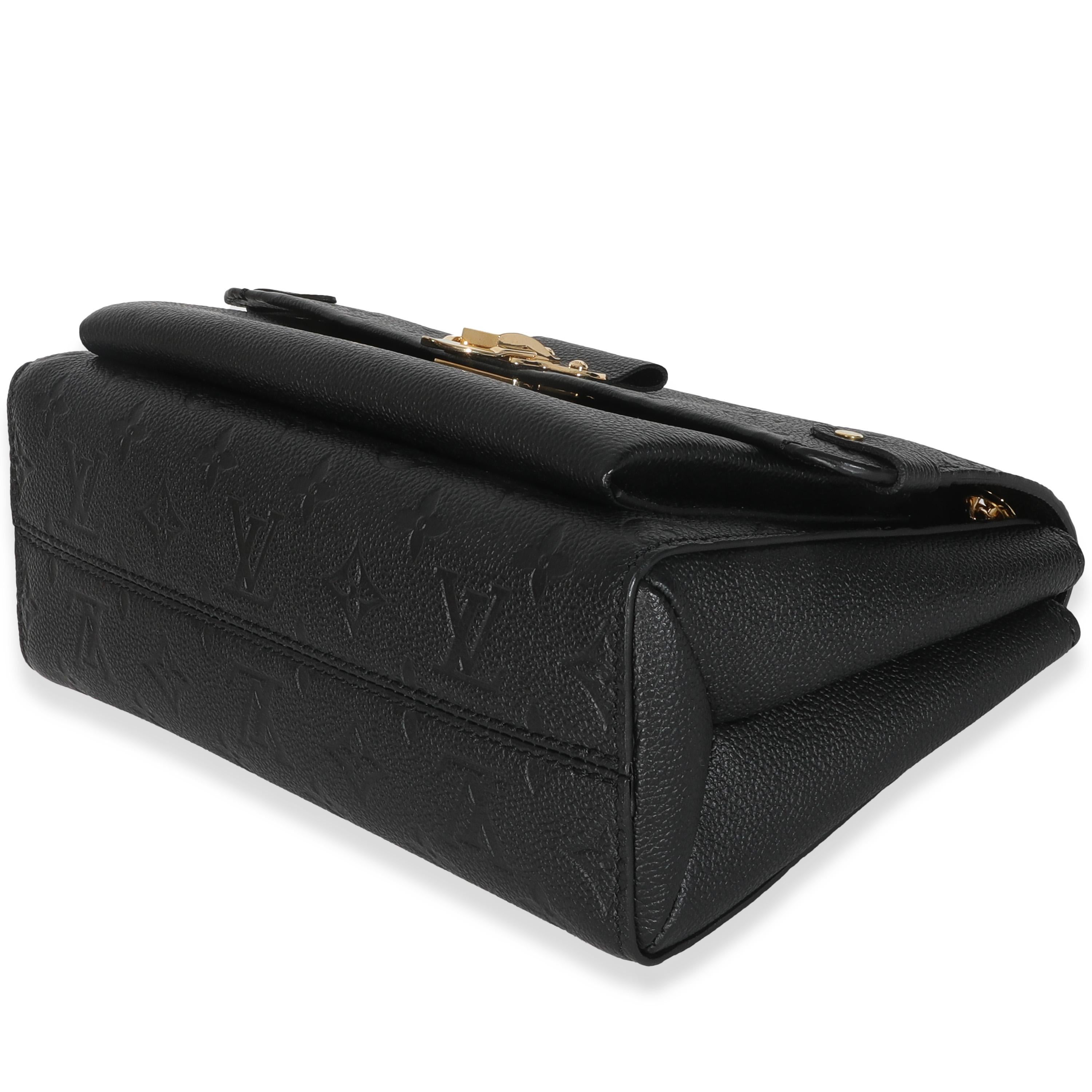 Louis Vuitton Schwarz Monogram Empreinte Vavin PM im Angebot 1