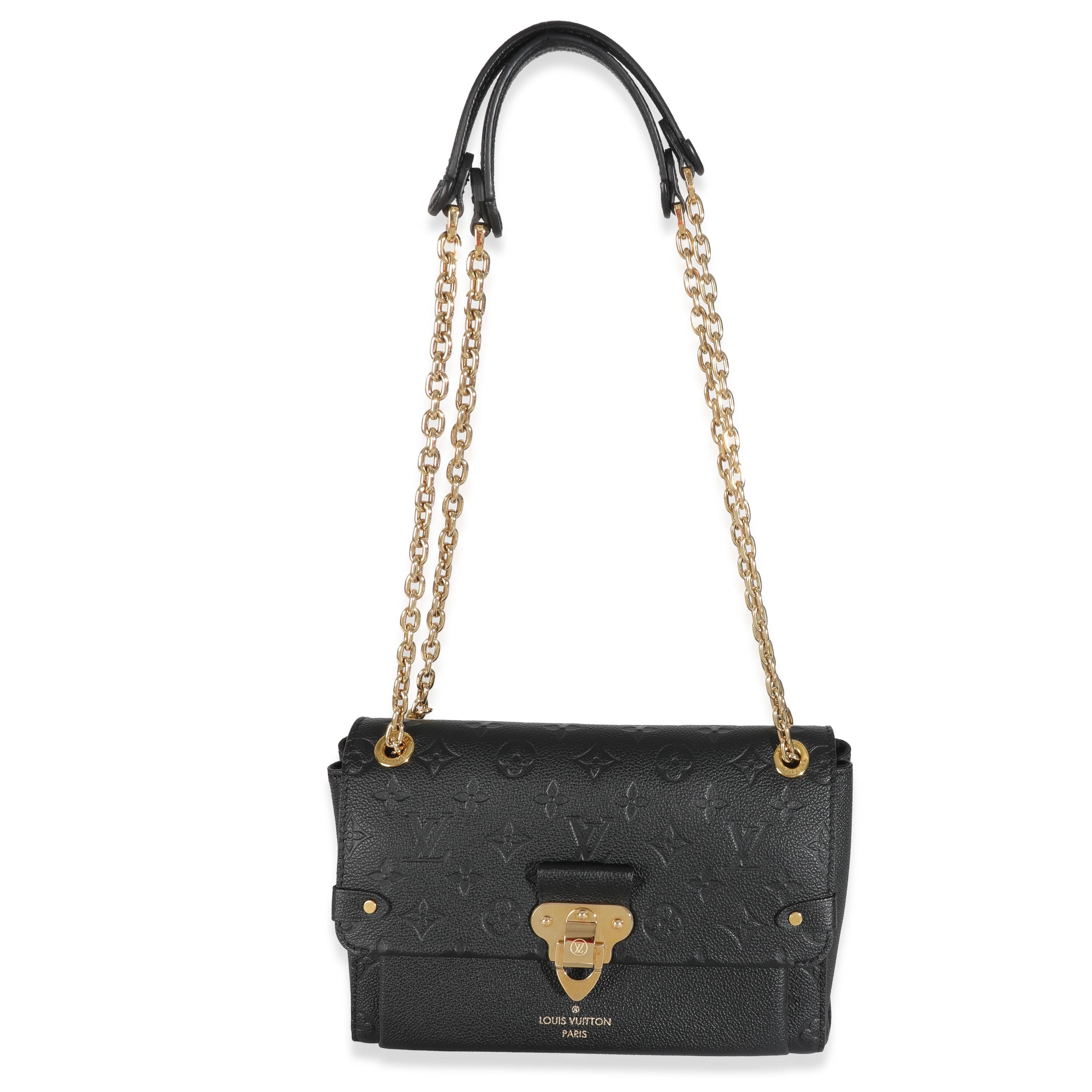 Louis Vuitton Schwarz Monogram Empreinte Vavin PM im Angebot 2
