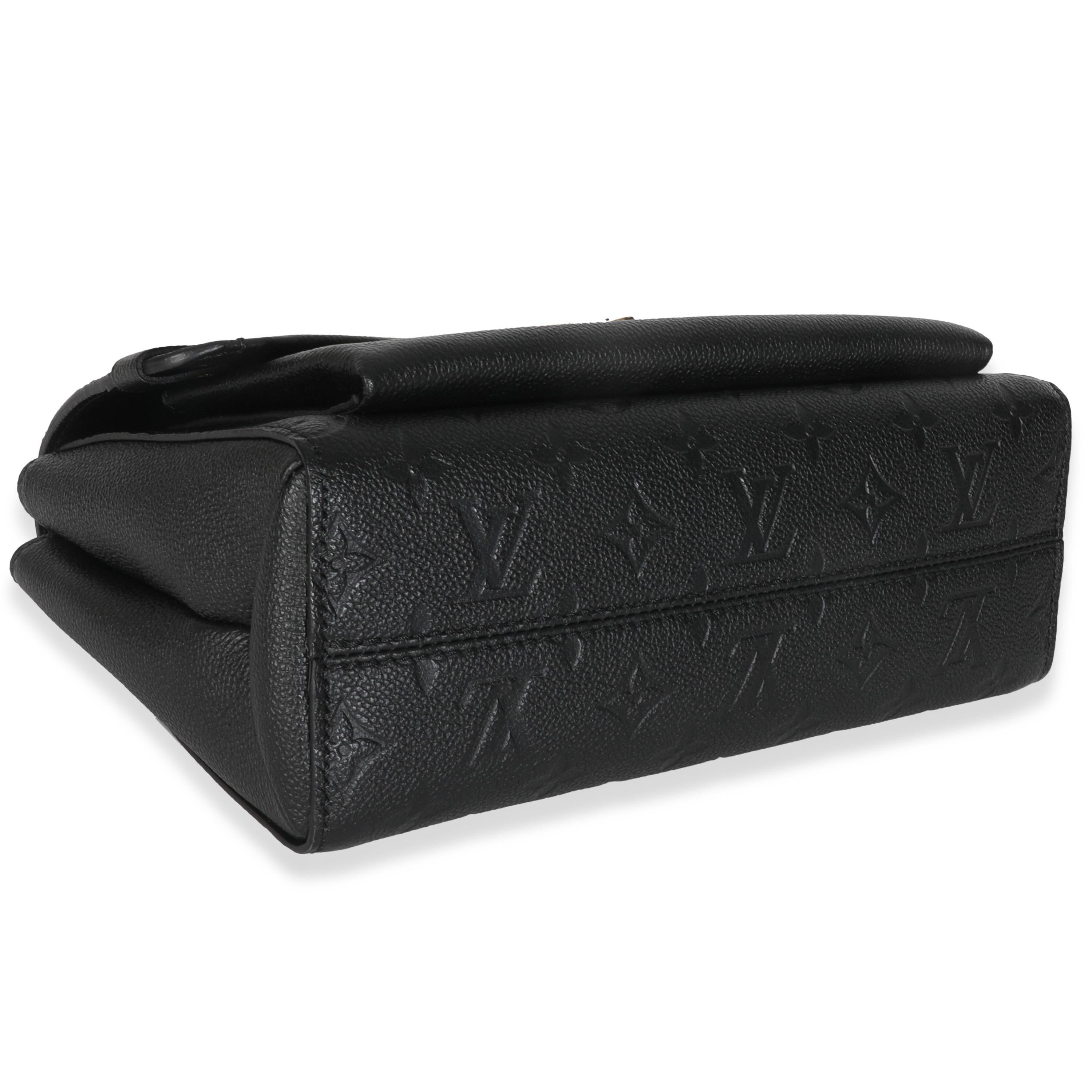 Louis Vuitton Schwarz Monogram Empreinte Vavin PM im Angebot 3