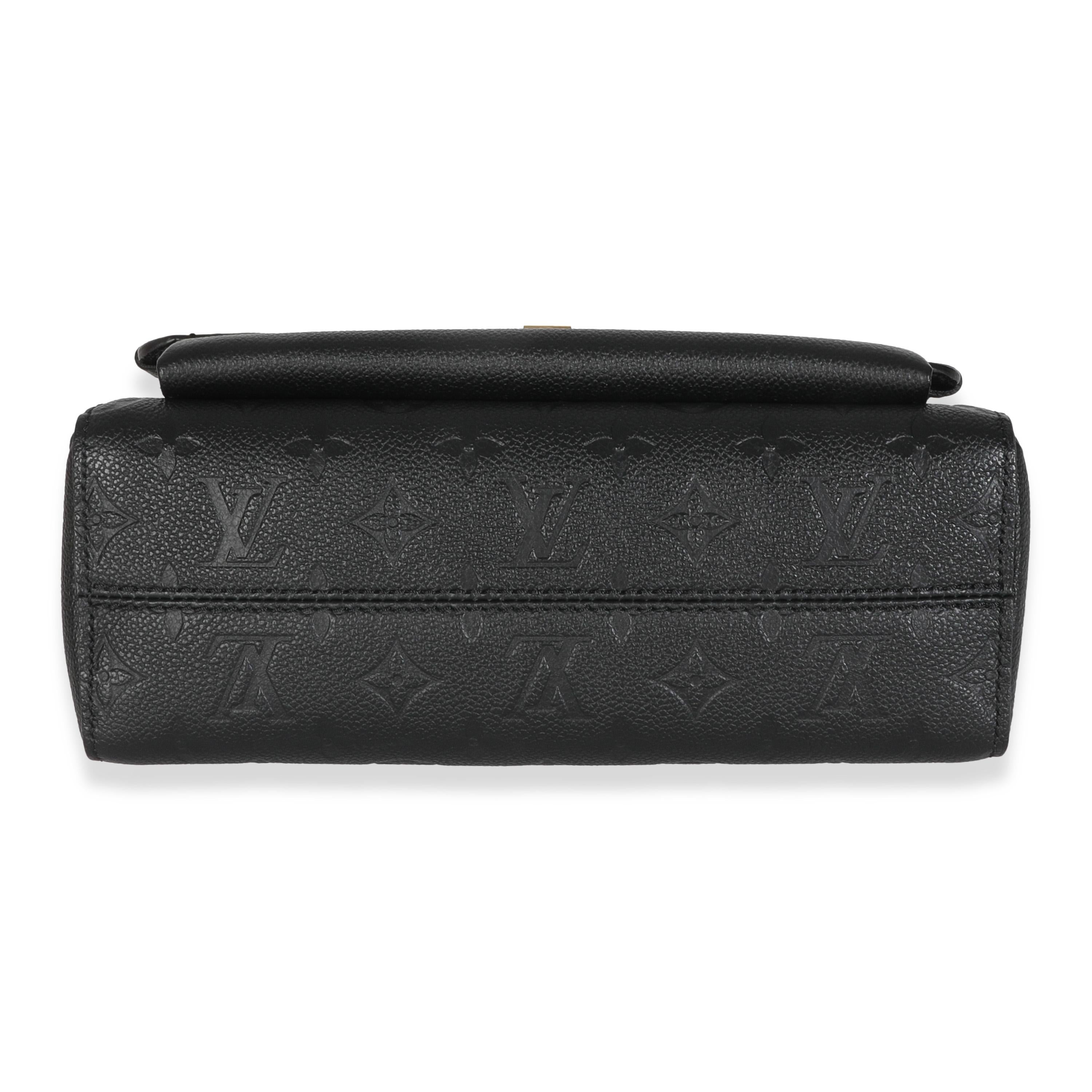 Louis Vuitton Schwarz Monogram Empreinte Vavin PM im Angebot 4