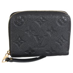 Louis Vuitton Black Monogram Empreinte Zippy Coin Purse