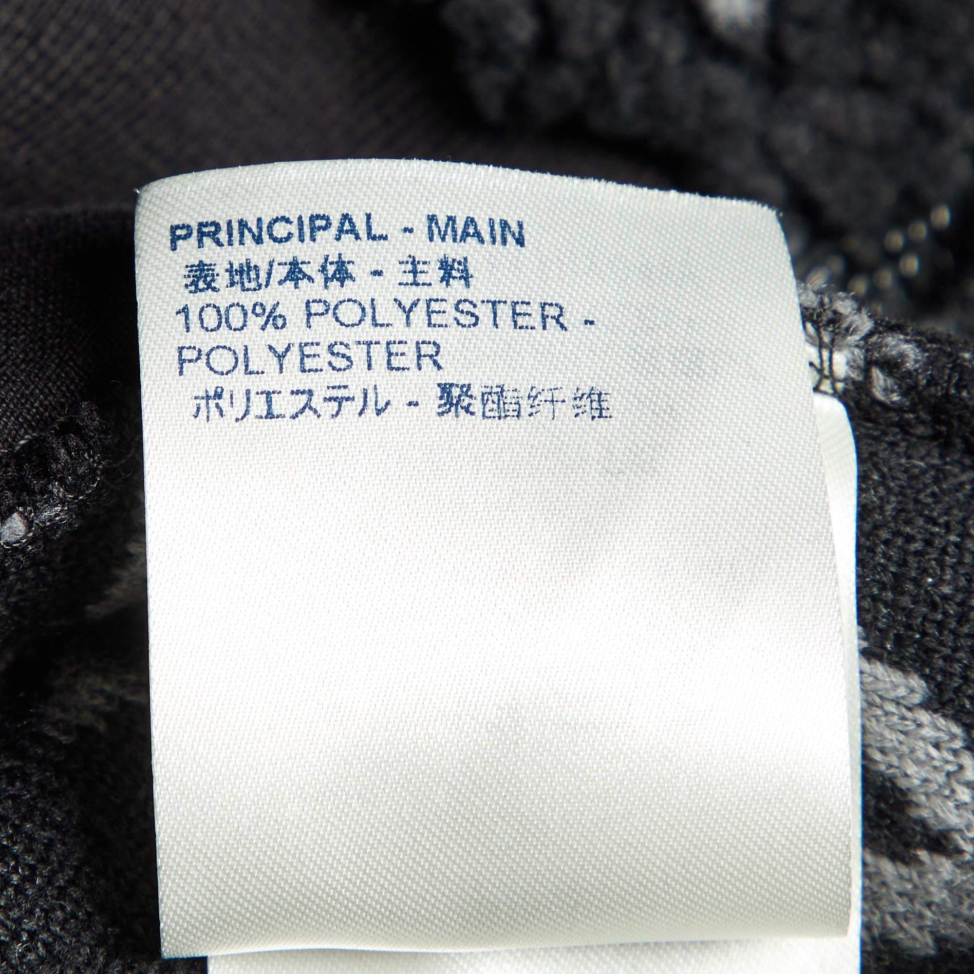 Louis Vuitton Black Monogram Fleece Zip-Up Teddy Jacket L 3