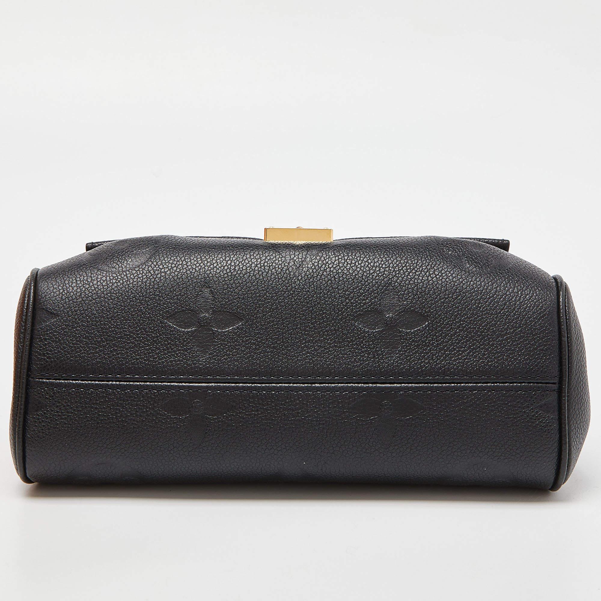 Louis Vuitton Black Monogram Giant Empreinte Leather Favorite MM Bag 2