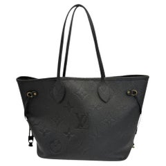 Louis Vuitton Black Monogram Giant Empreinte Neverfull MM