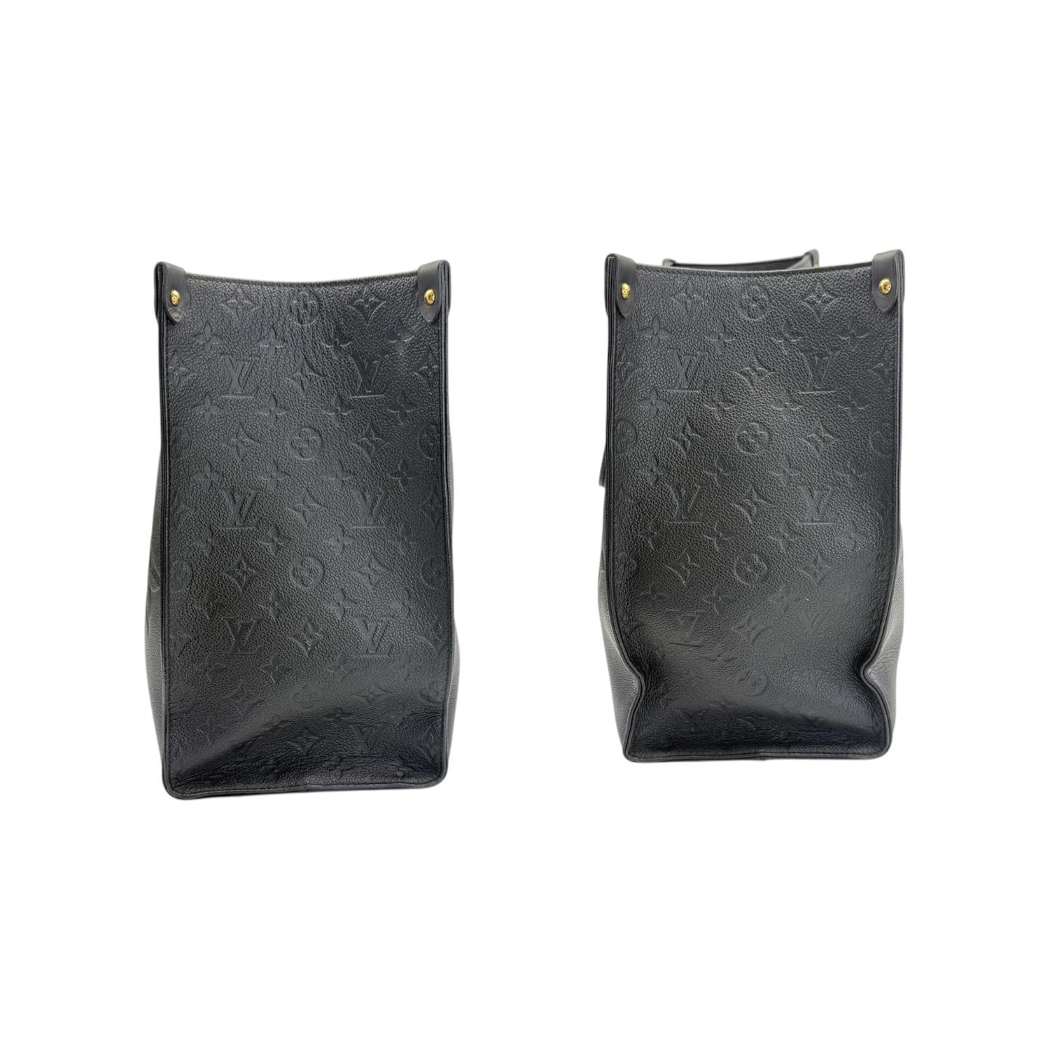 Louis Vuitton Black Monogram Giant OnTheGo GM In Good Condition For Sale In Scottsdale, AZ