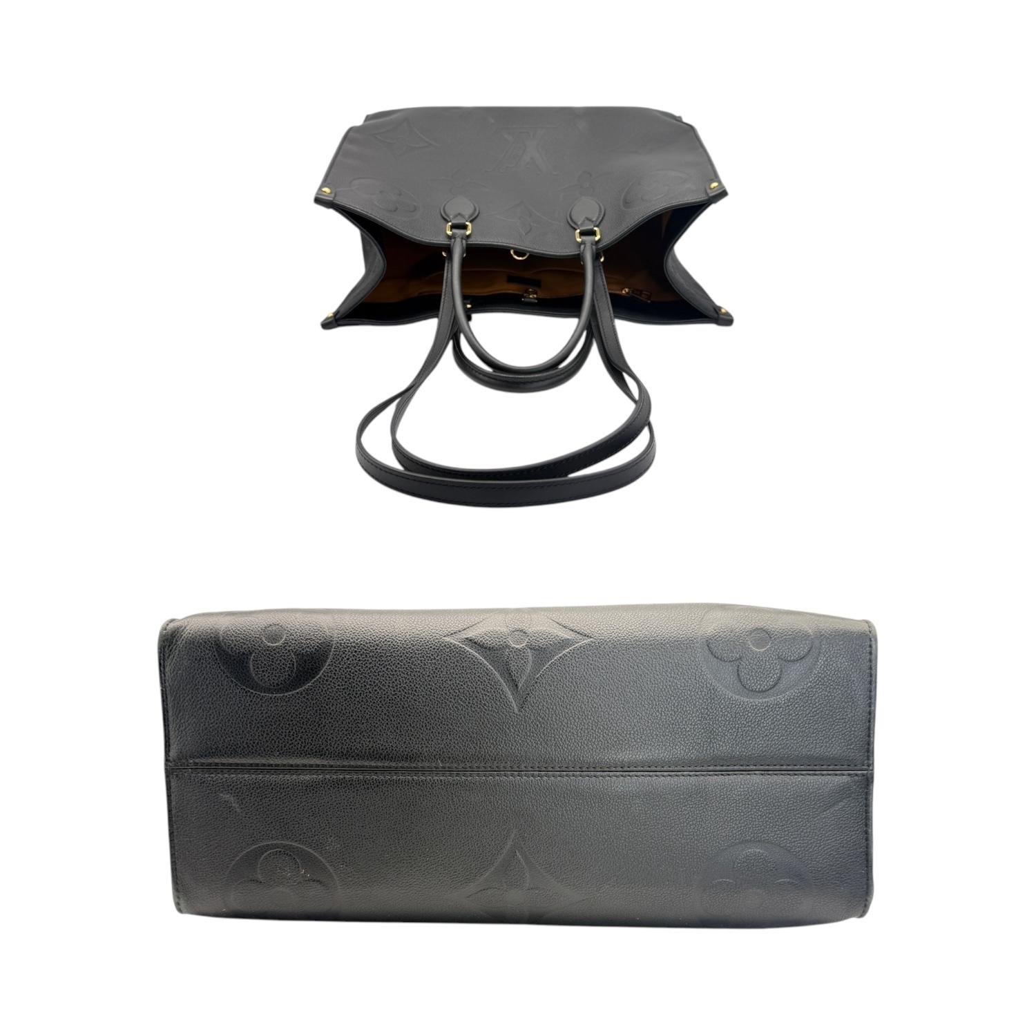 Women's or Men's Louis Vuitton Black Monogram Giant OnTheGo GM For Sale