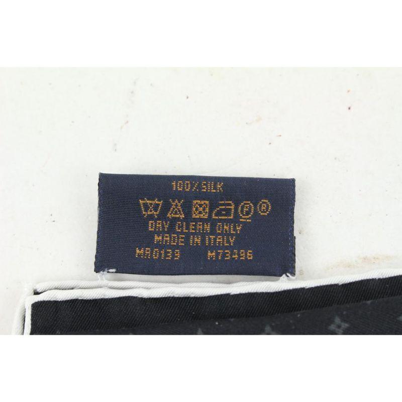 Louis Vuitton Black Monogram Handerkchief 39lvs625 1