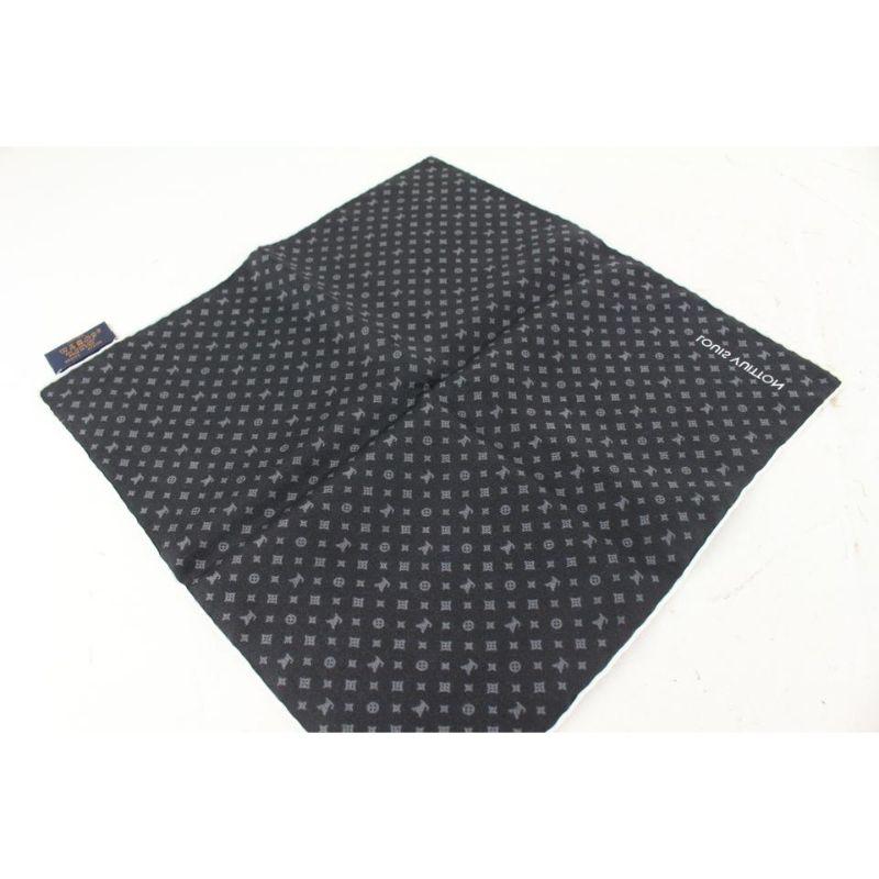 Schwarzes Monogram-Taschentuch von Louis Vuitton 39lvs625 mit Monogramm 2