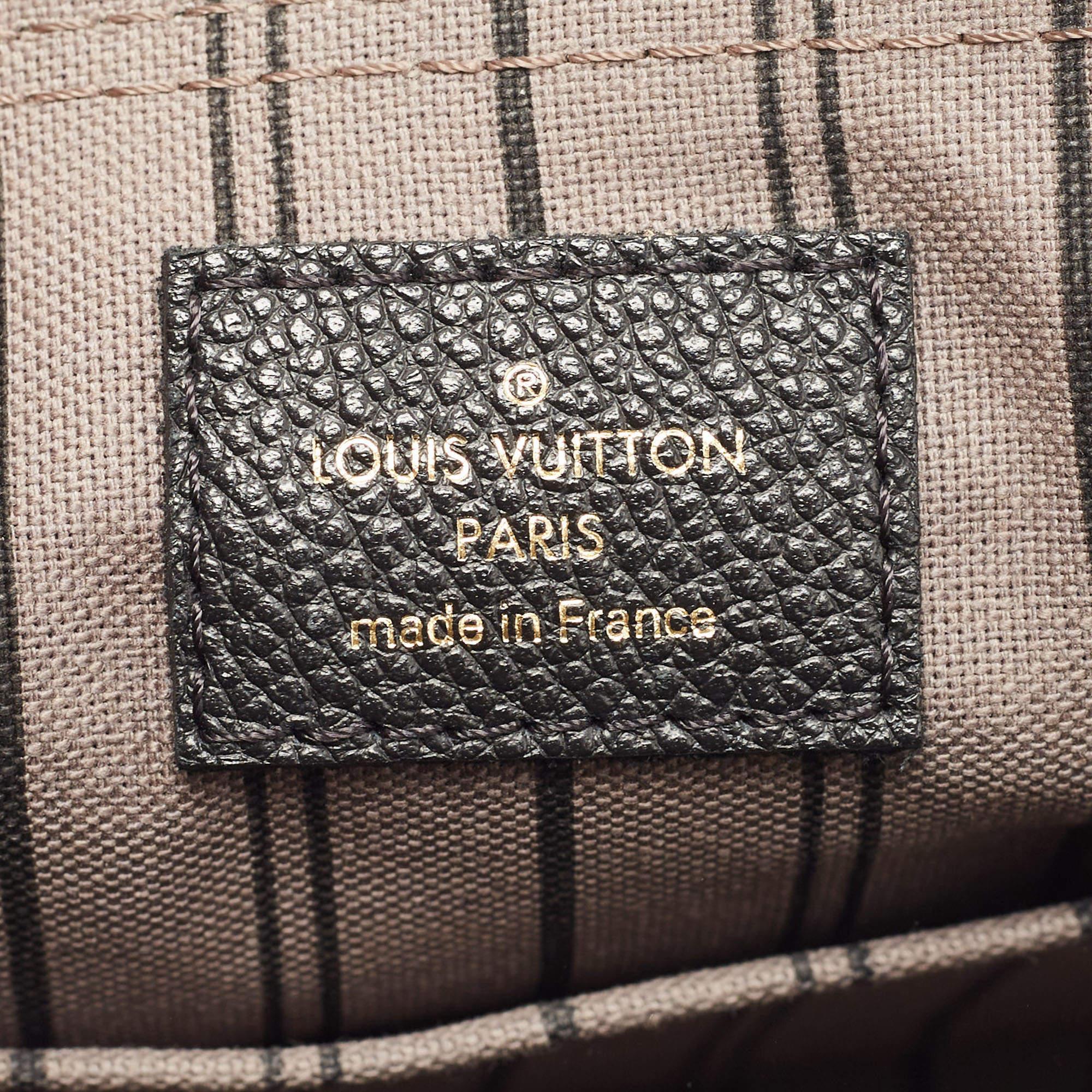 Louis Vuitton Black Monogram Impreinte Leather Speedy 20 Bandouliere Bag 9