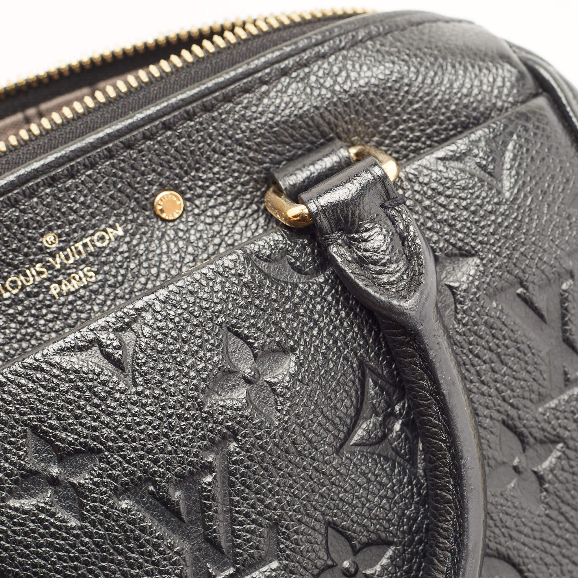 Louis Vuitton Black Monogram Impreinte Leather Speedy 20 Bandouliere Bag 10