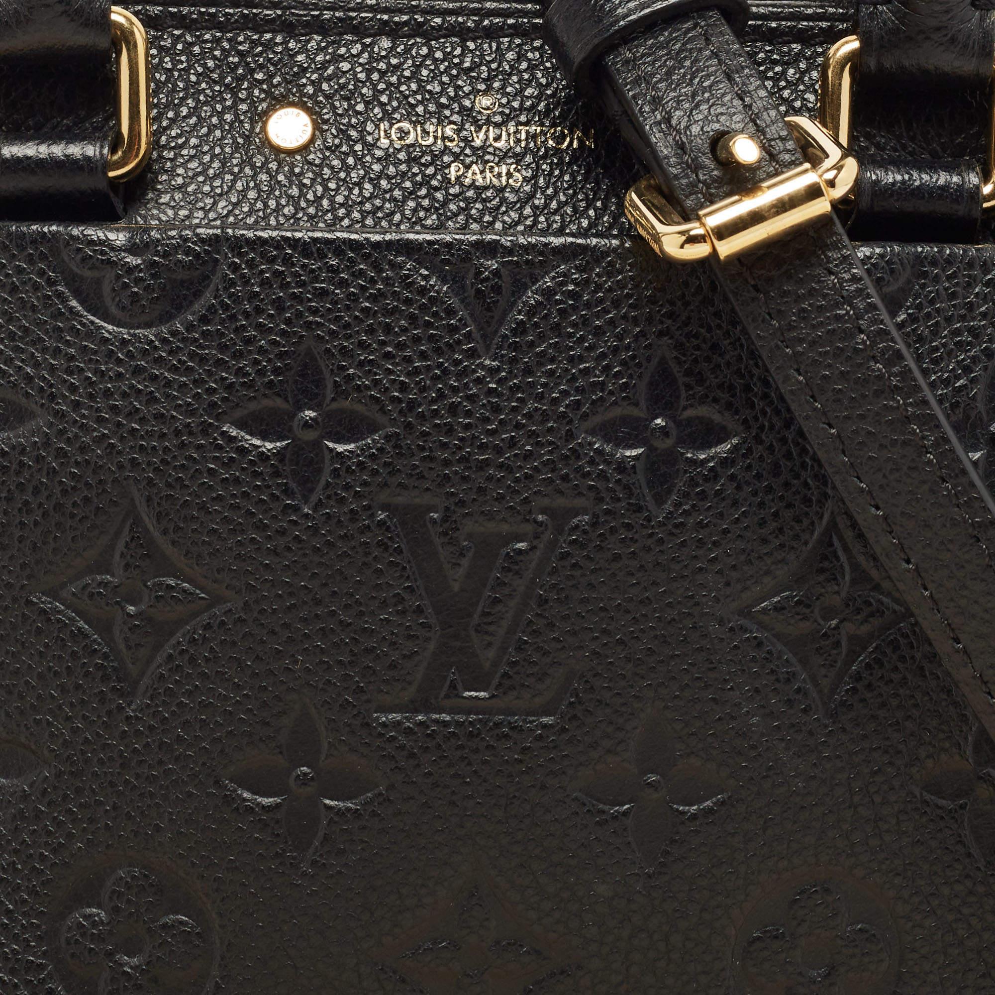 Louis Vuitton Black Monogram Impreinte Leather Speedy 20 Bandouliere Bag 3