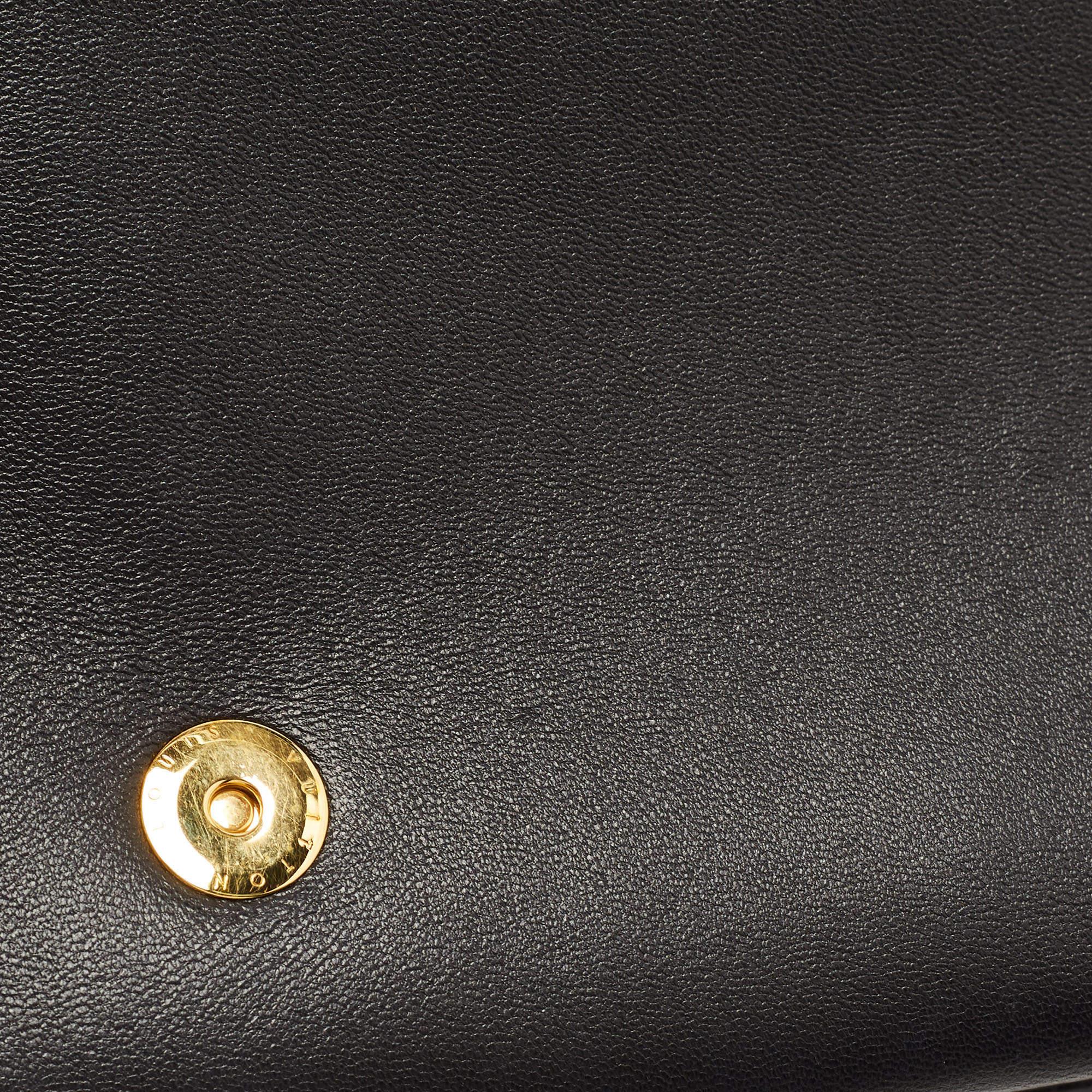 Louis Vuitton Black Monogram Leather Coussin Pochette Bag 5
