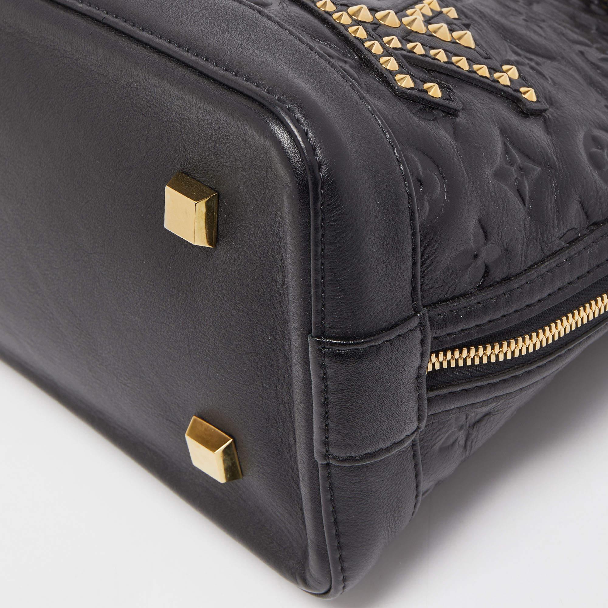Louis Vuitton Black Monogram Leather Double Jeu Neo Alma Bag 12