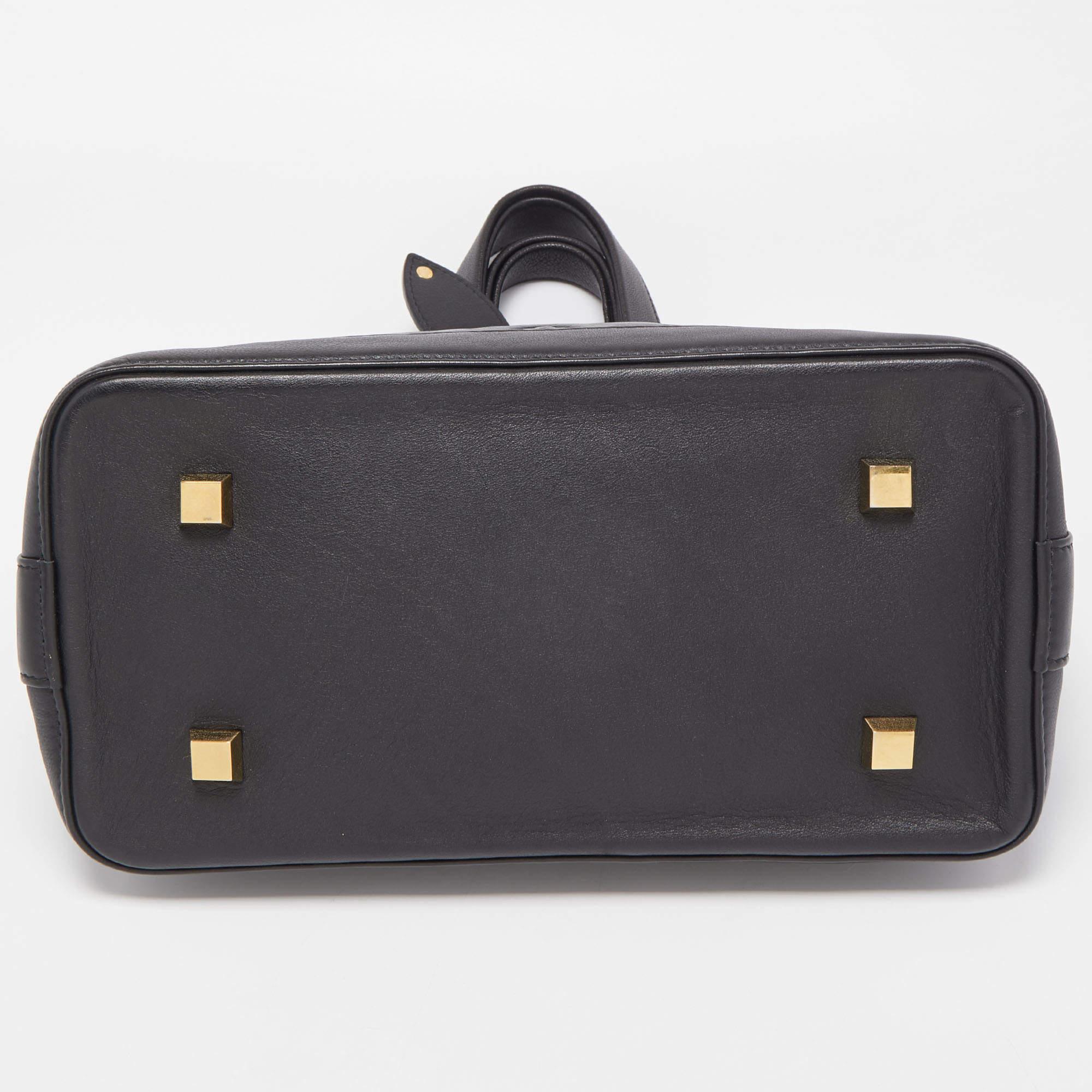 Louis Vuitton Black Monogram Leather Double Jeu Neo Alma Bag 1