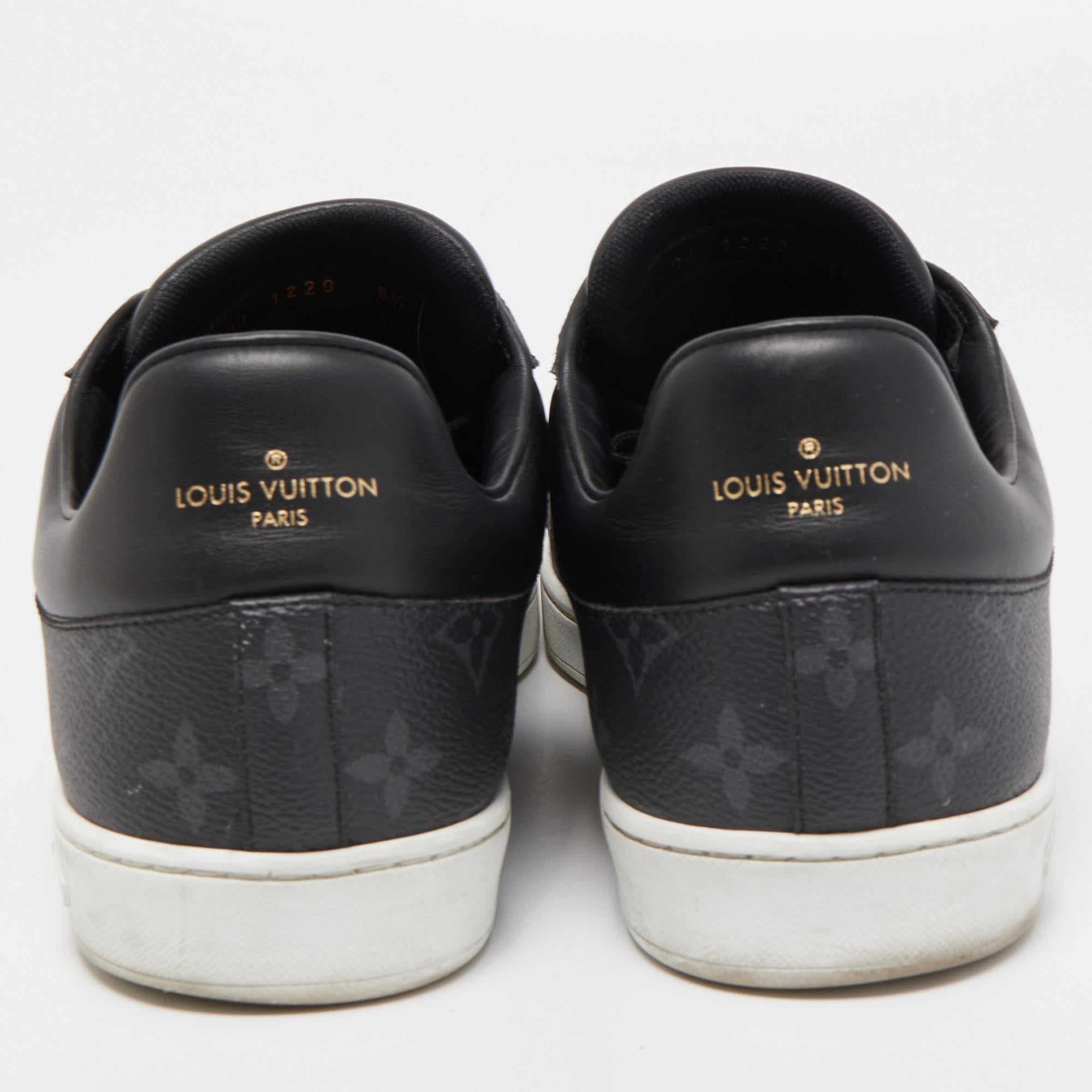 louis vuitton all black trainers