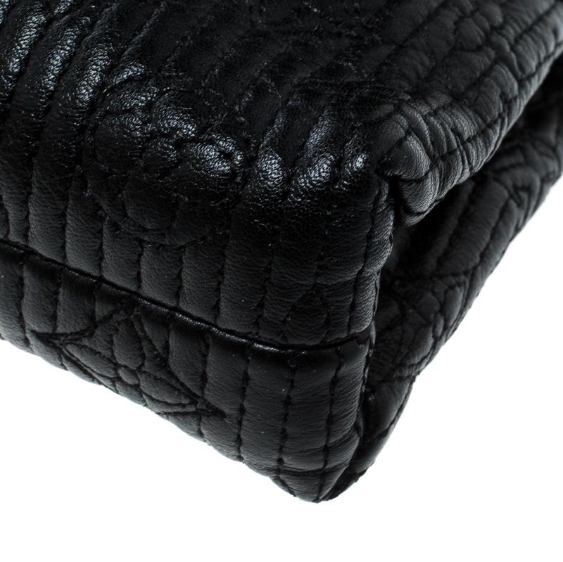 Louis Vuitton Black Monogram Leather Limited Edition Altair Clutch 4