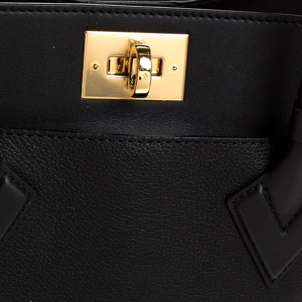 Louis Vuitton Schwarz Monogramm Leder Tuff On My Side Tasche 7