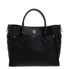 Louis Vuitton Black Monogram Leather Tuff On My Side Bag