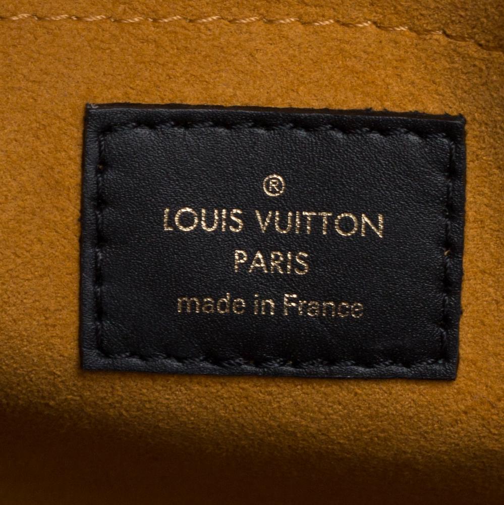 Louis Vuitton Schwarz Monogramm Leder Tuff On My Side Tasche 5