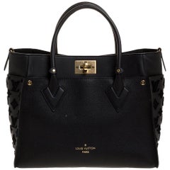 Louis Vuitton Black Monogram Leather Tuff On My Side Bag