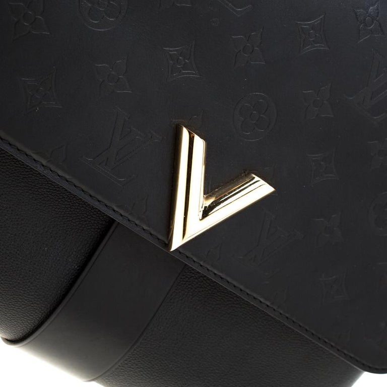 Louis Vuitton Very One Handle Bag Monogram Leather Black