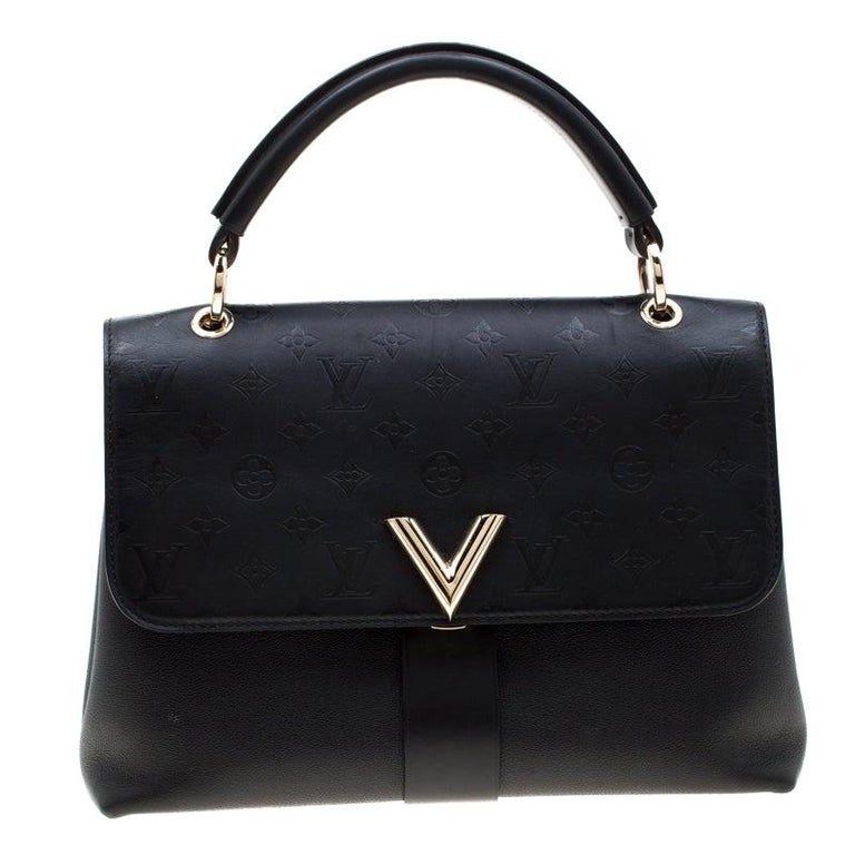 Soar Udråbstegn Ferie Louis Vuitton Black Monogram Leather Very One Handle Bag For Sale at  1stDibs | louis vuitton very one handle, lv very one handle bag