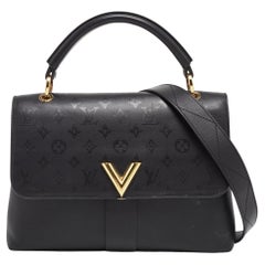 Louis Vuitton Black Monogram Leather Very One Handle Bag