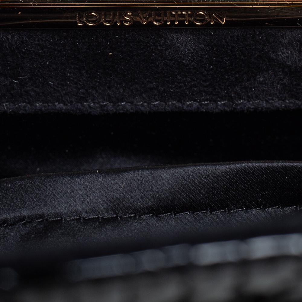 Louis Vuitton Black Monogram Limited Edition Motard Before Dark Clutch 6