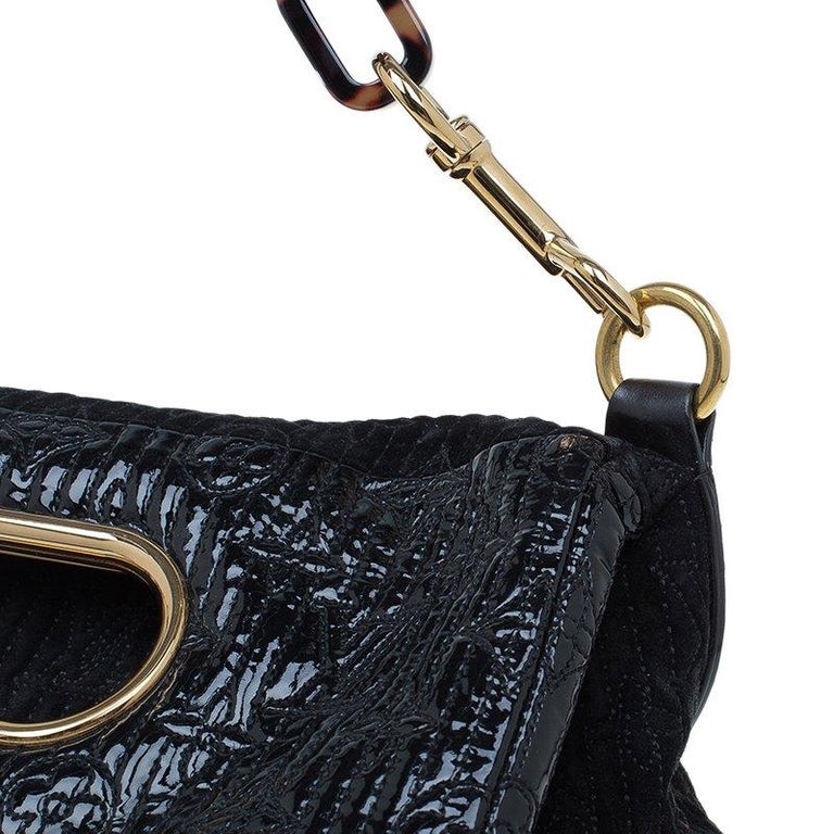 Louis Vuitton Black Monogram Suede Motard Before Dark Bag