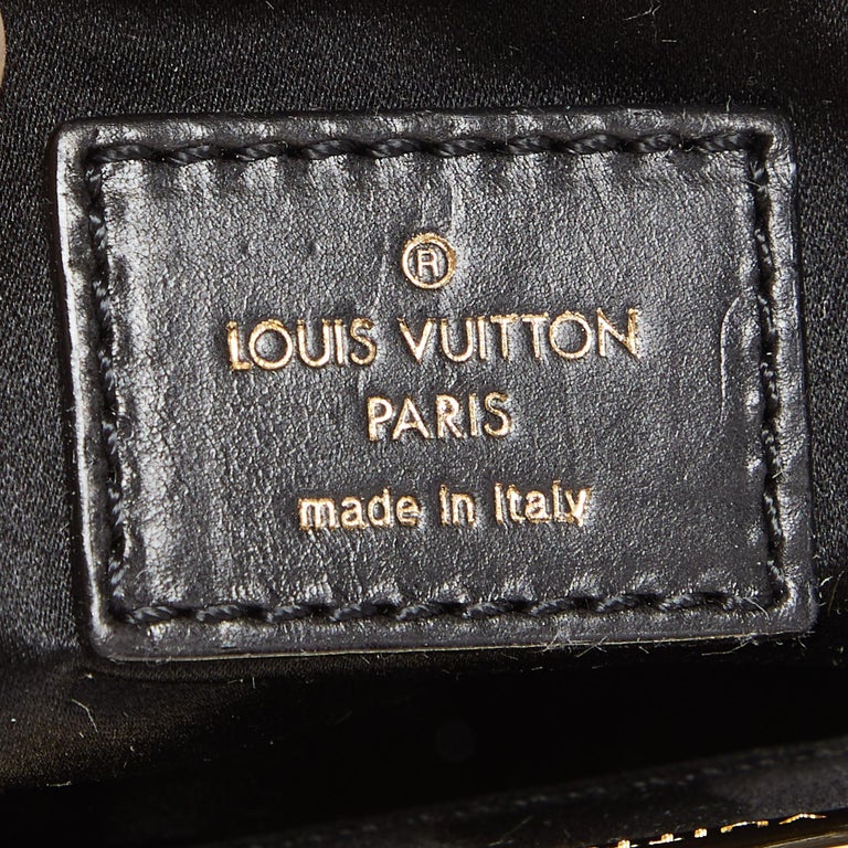 Louis Vuitton Limited Edition Black Monogram Motard Before Dark Chain Clutch