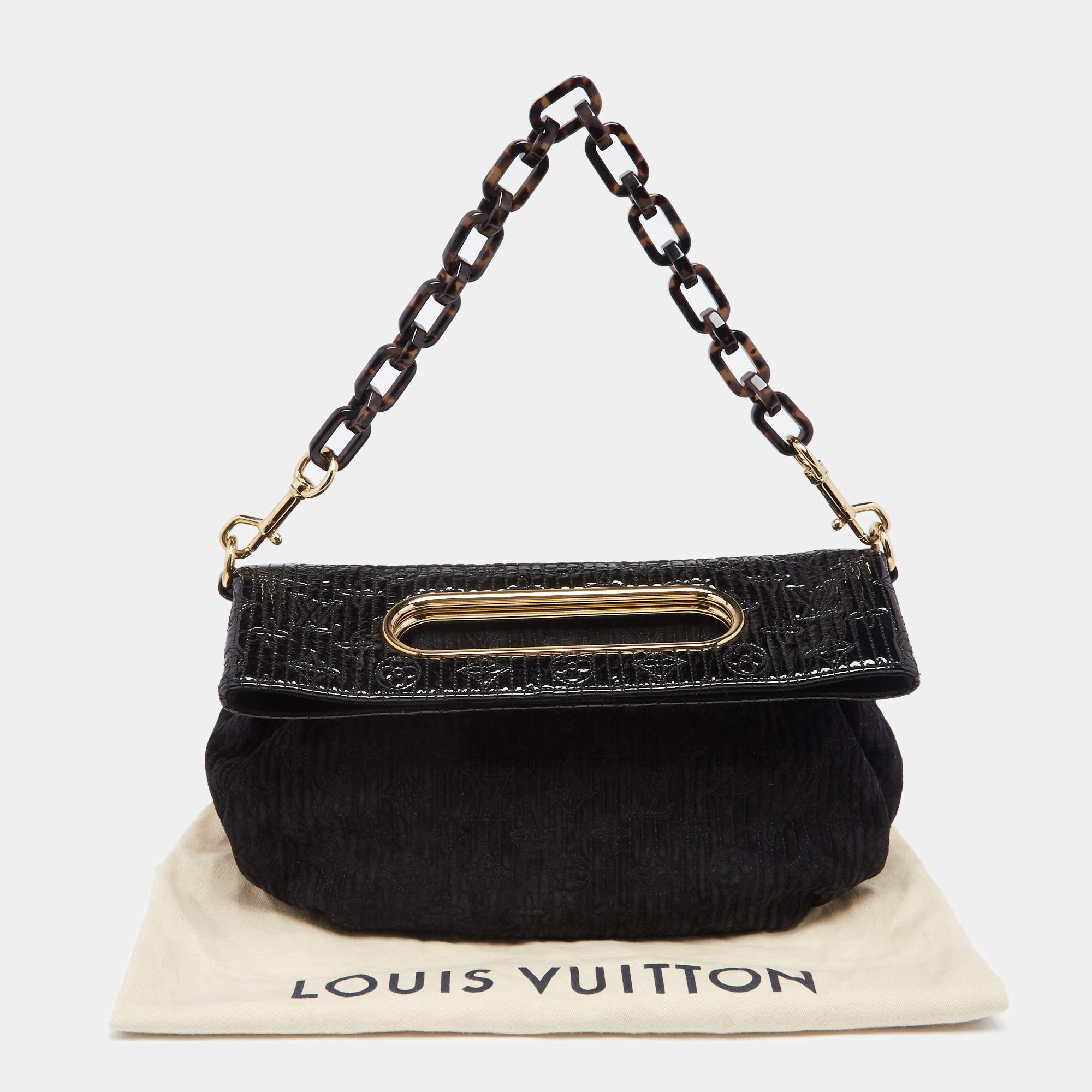 Louis Vuitton Black Monogram Limited Edition Motard Before Dark Clutch 2