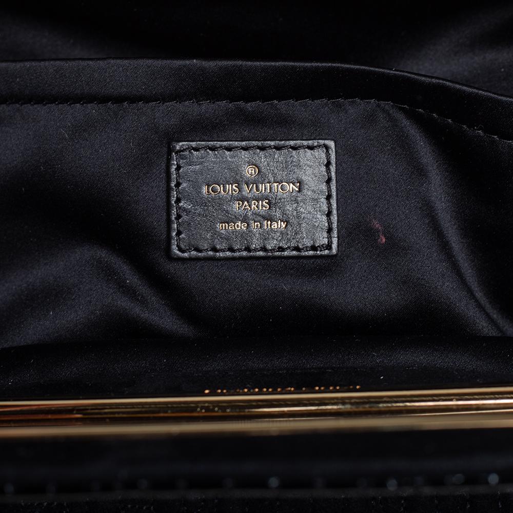 Louis Vuitton Black Monogram Limited Edition Motard Before Dark Clutch 5