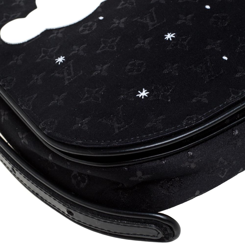 Louis Vuitton Black Monogram Limited Edition Patchwork Conte de Fees Musette Bag 4