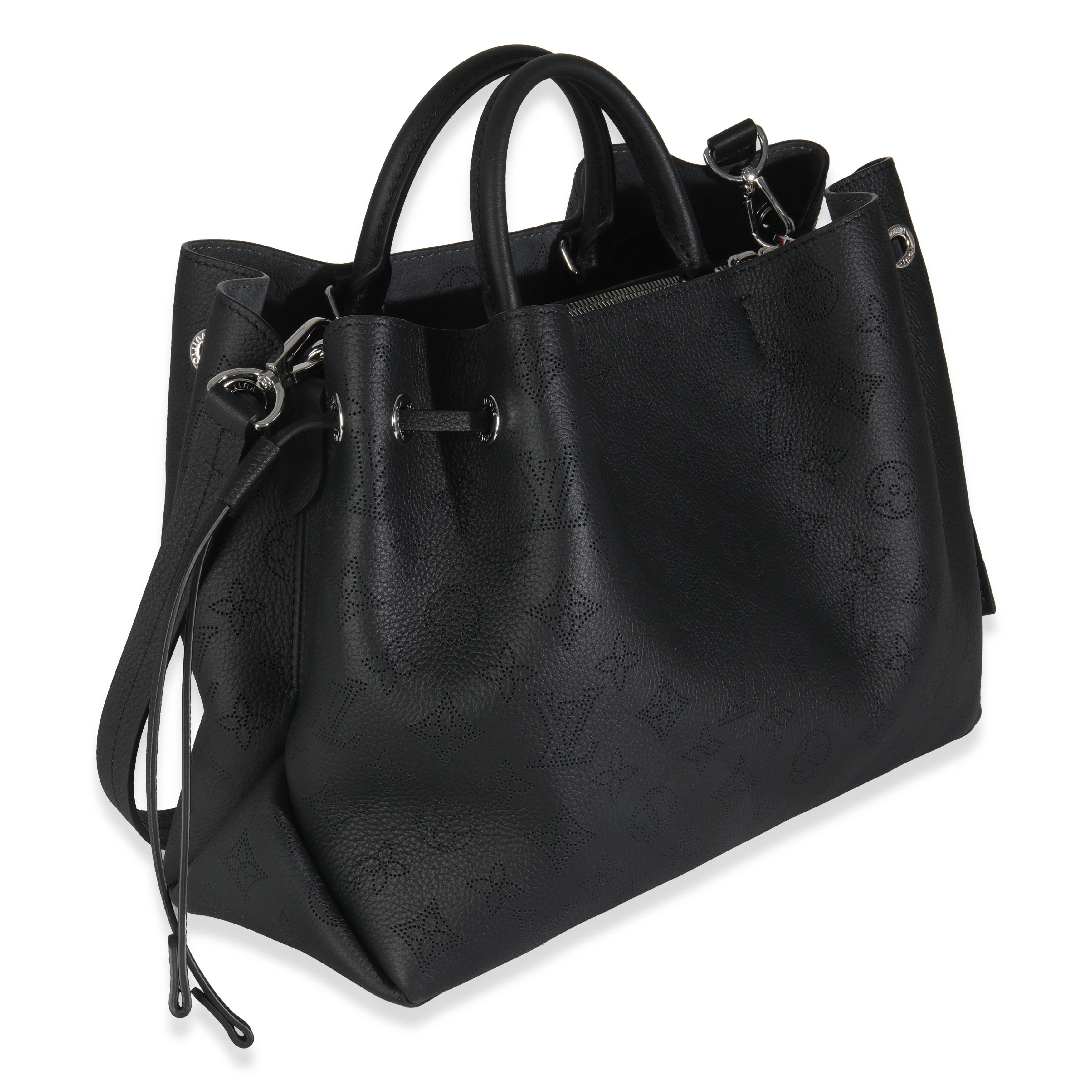 Louis Vuitton Black Monogram Mahina Bella Tote In Excellent Condition For Sale In New York, NY