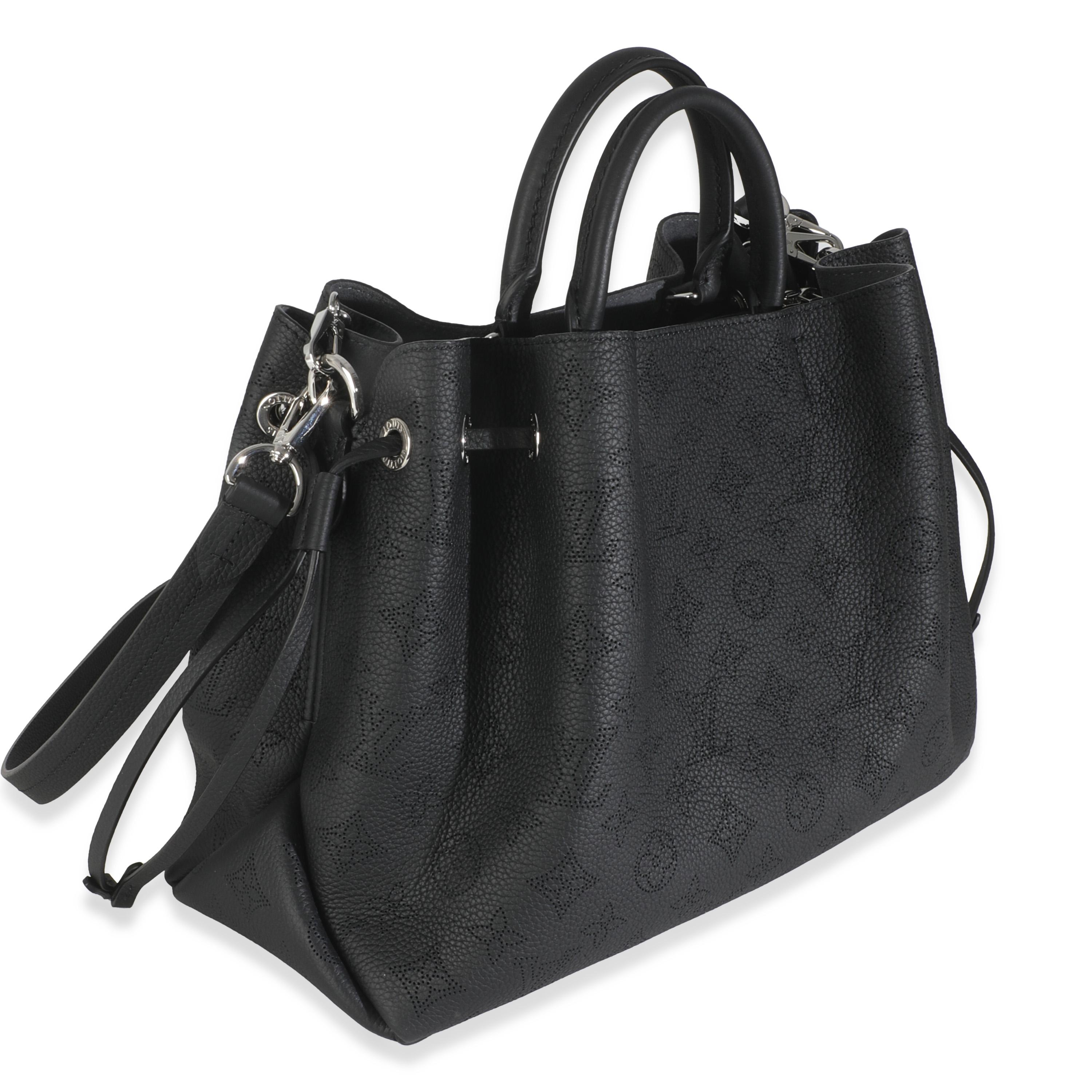 Louis Vuitton Black Monogram Mahina Bella Tote In Excellent Condition For Sale In New York, NY