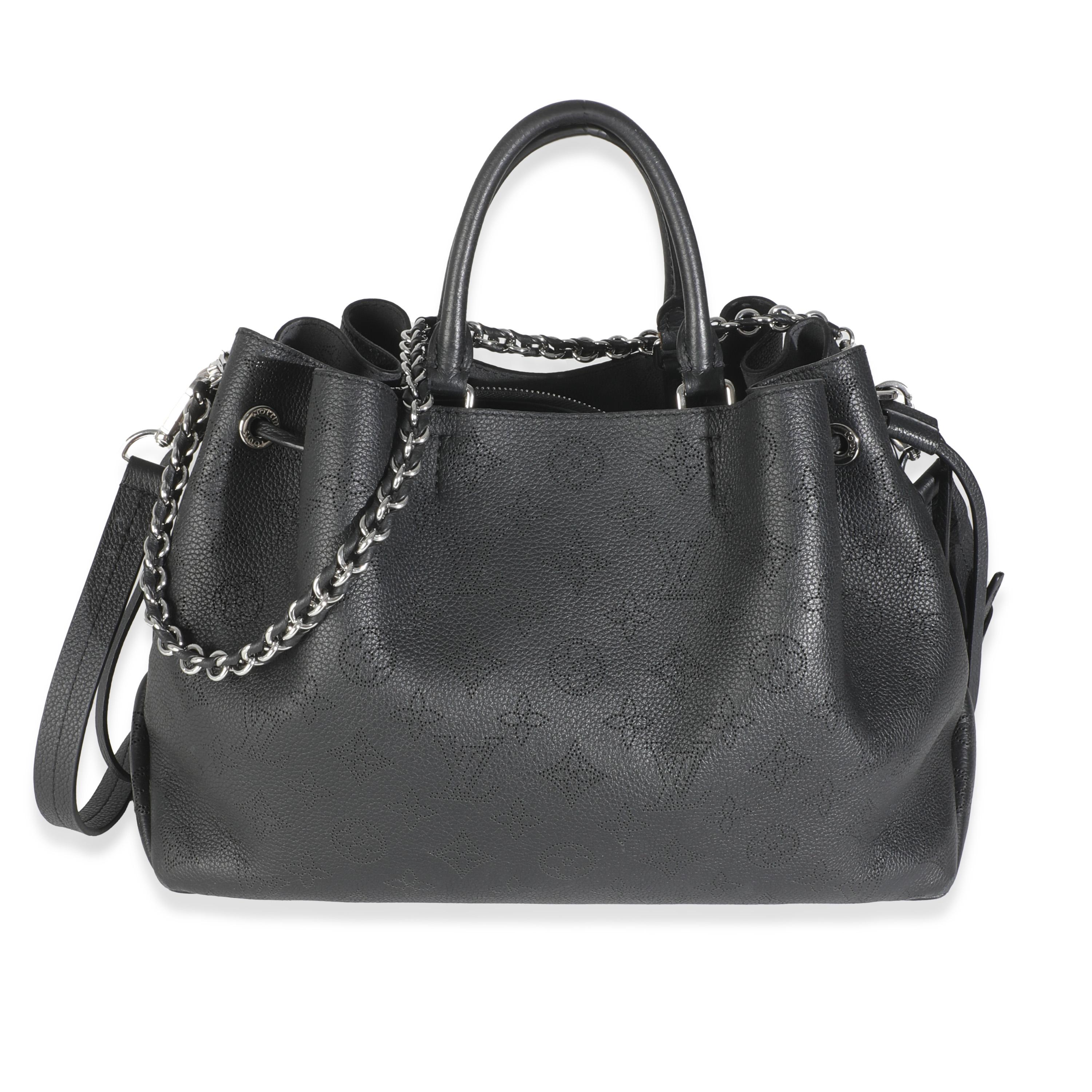 Nero Louis Vuitton - Tote nera Monogram Mahina Bella in vendita