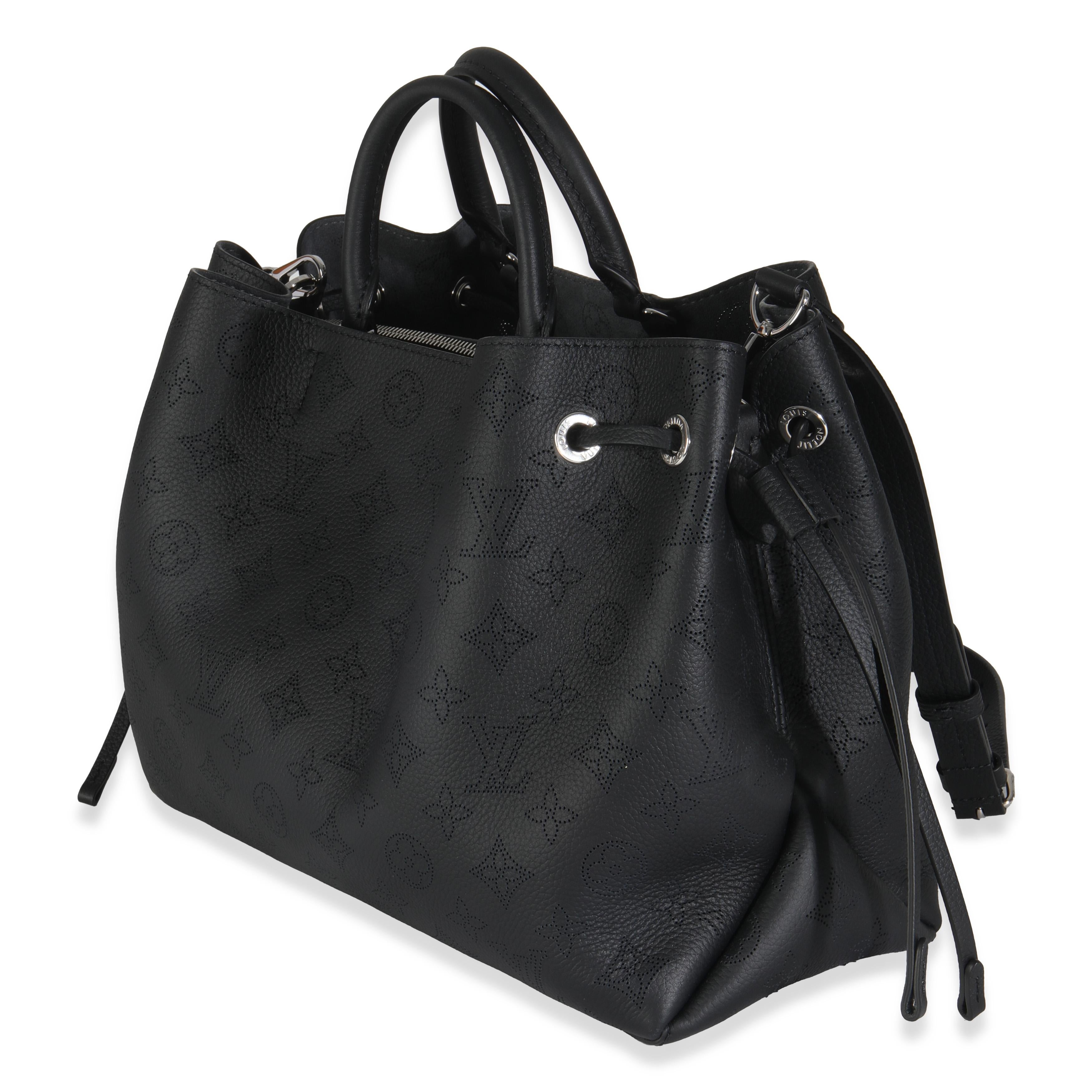 Women's Louis Vuitton Black Monogram Mahina Bella Tote For Sale