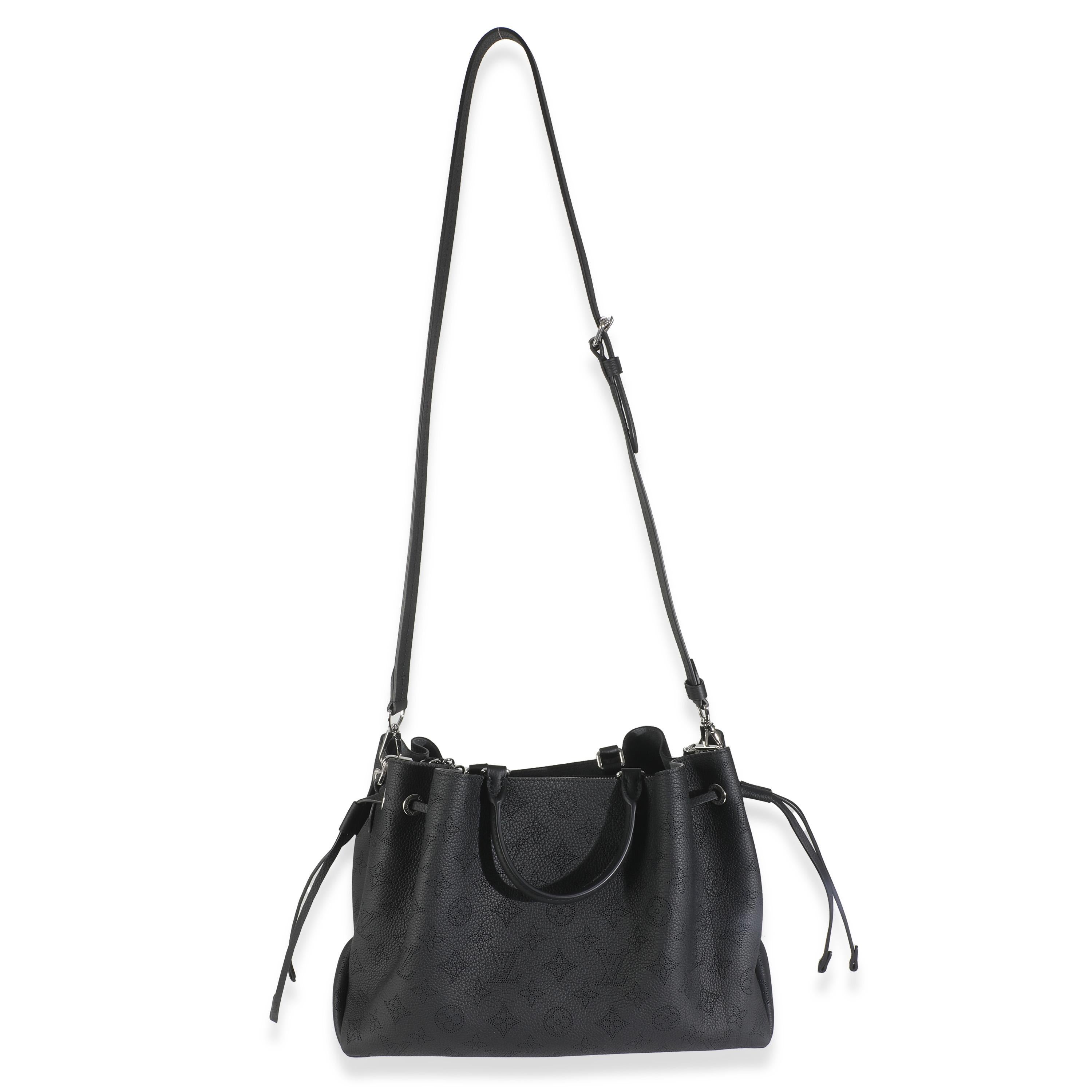 Louis Vuitton Black Monogram Mahina Bella Tote For Sale 2