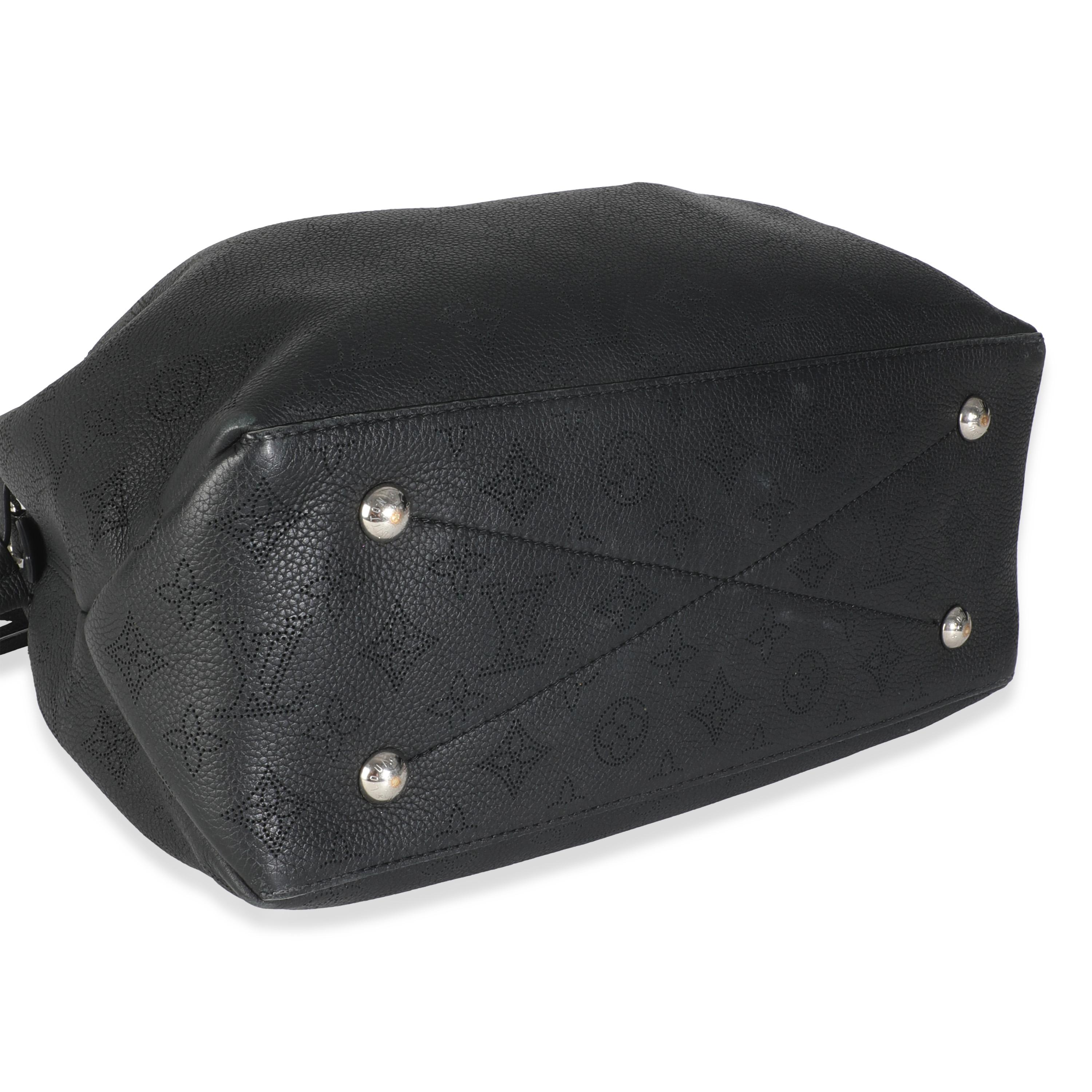 Louis Vuitton - Tote nera Monogram Mahina Bella in vendita 1