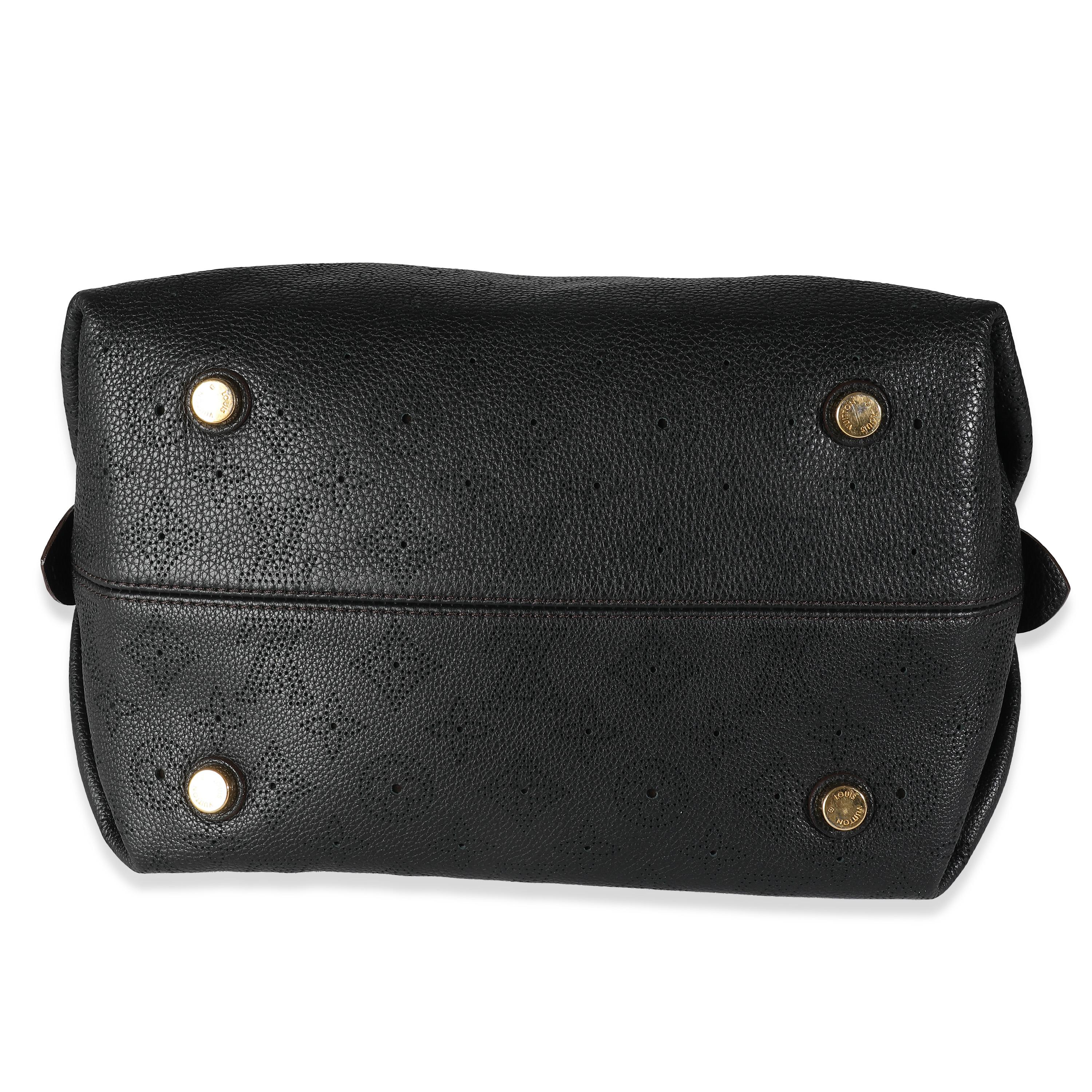 Louis Vuitton Black Monogram Mahina Galatea PM For Sale 4