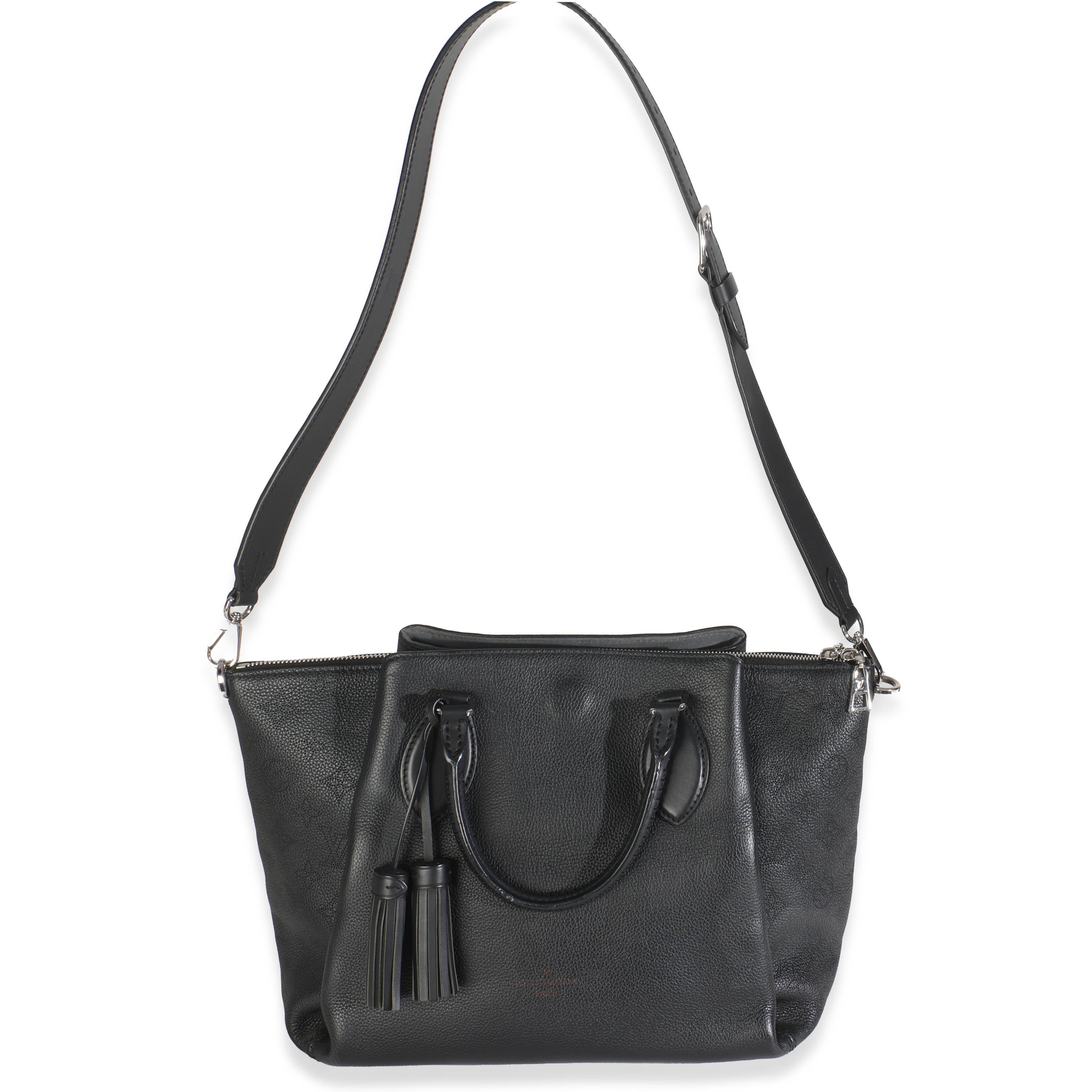Louis Vuitton Black Monogram Mahina Haumea Bag en vente 1