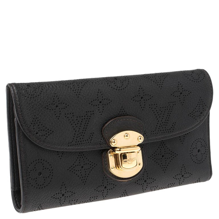 Louis Vuitton Black Monogram Mahina Leather Amelia Wallet at 1stDibs   louis vuitton paul notebook cover mahina, louis vuitton amelia wallet