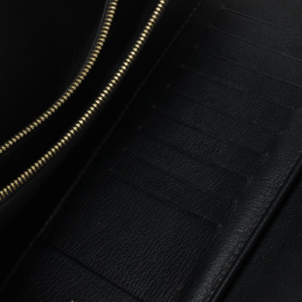 Louis Vuitton Black Monogram Mahina Leather Amelia Wallet at 1stDibs ...