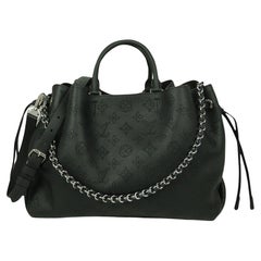 Louis Vuitton Borsa Bella Tote in pelle nera Monogram Mahina